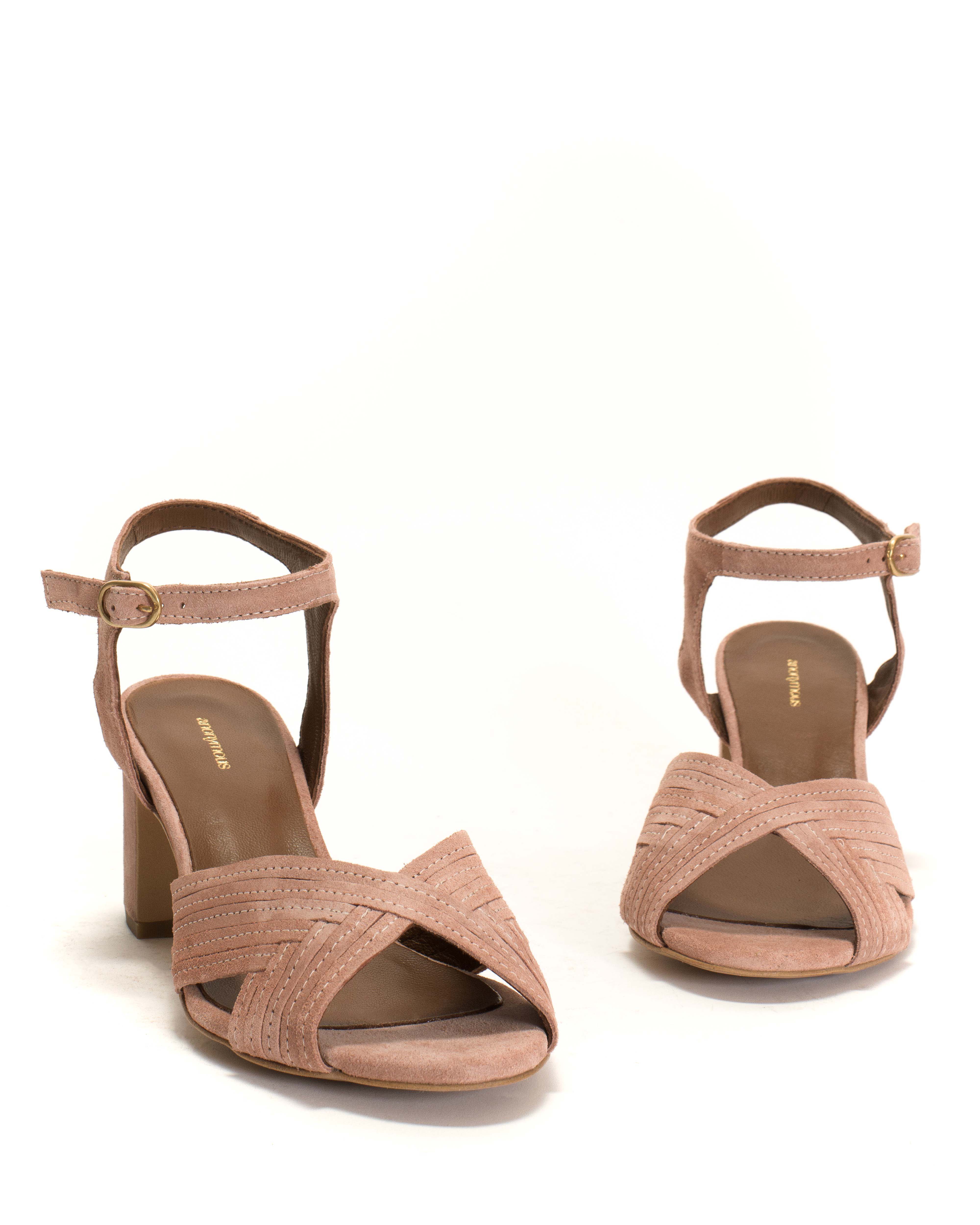 Niabi 50 Calf suede Burned rose - Image 5