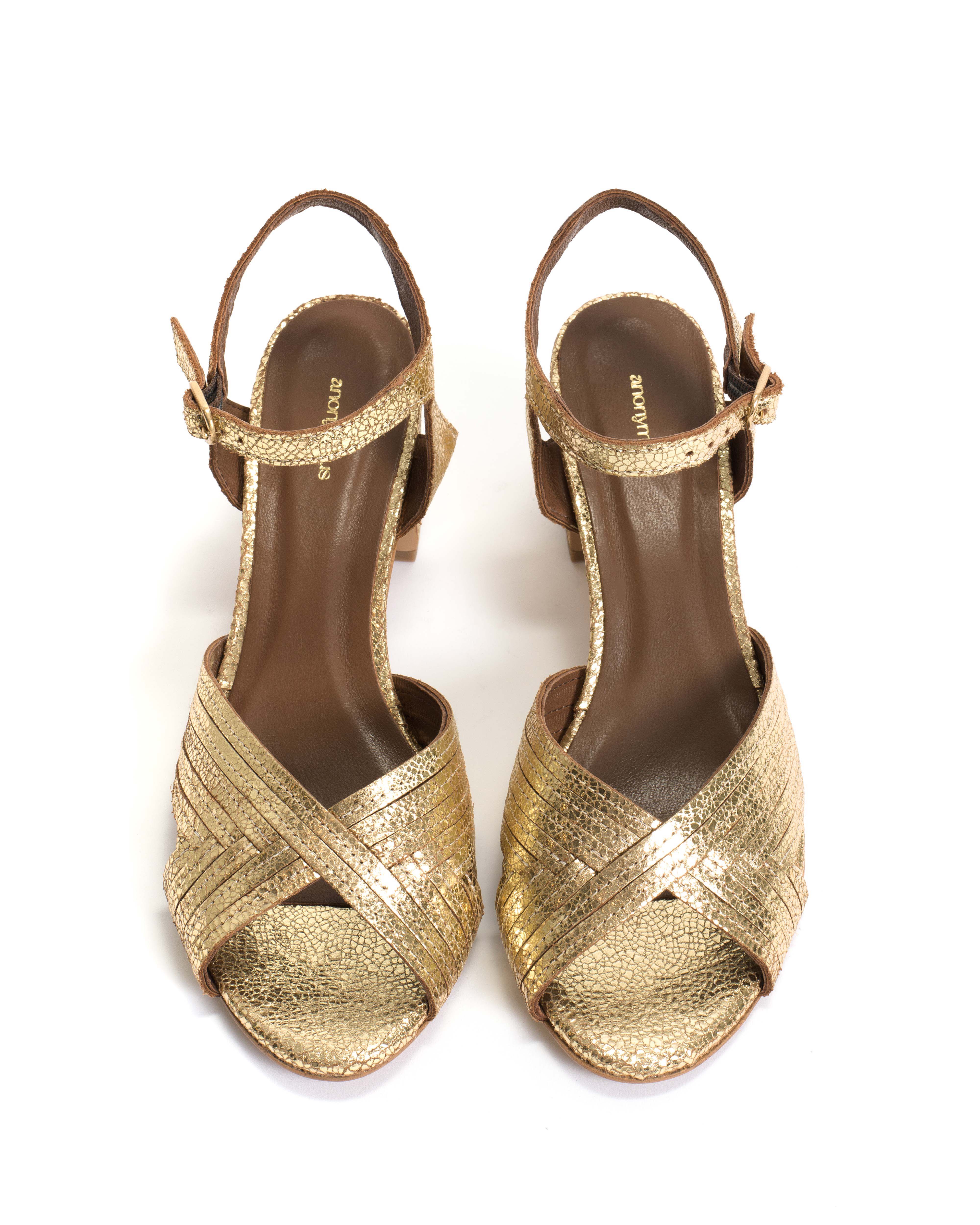 Niabi 50 Crackled metallic goat Gold - Image 3