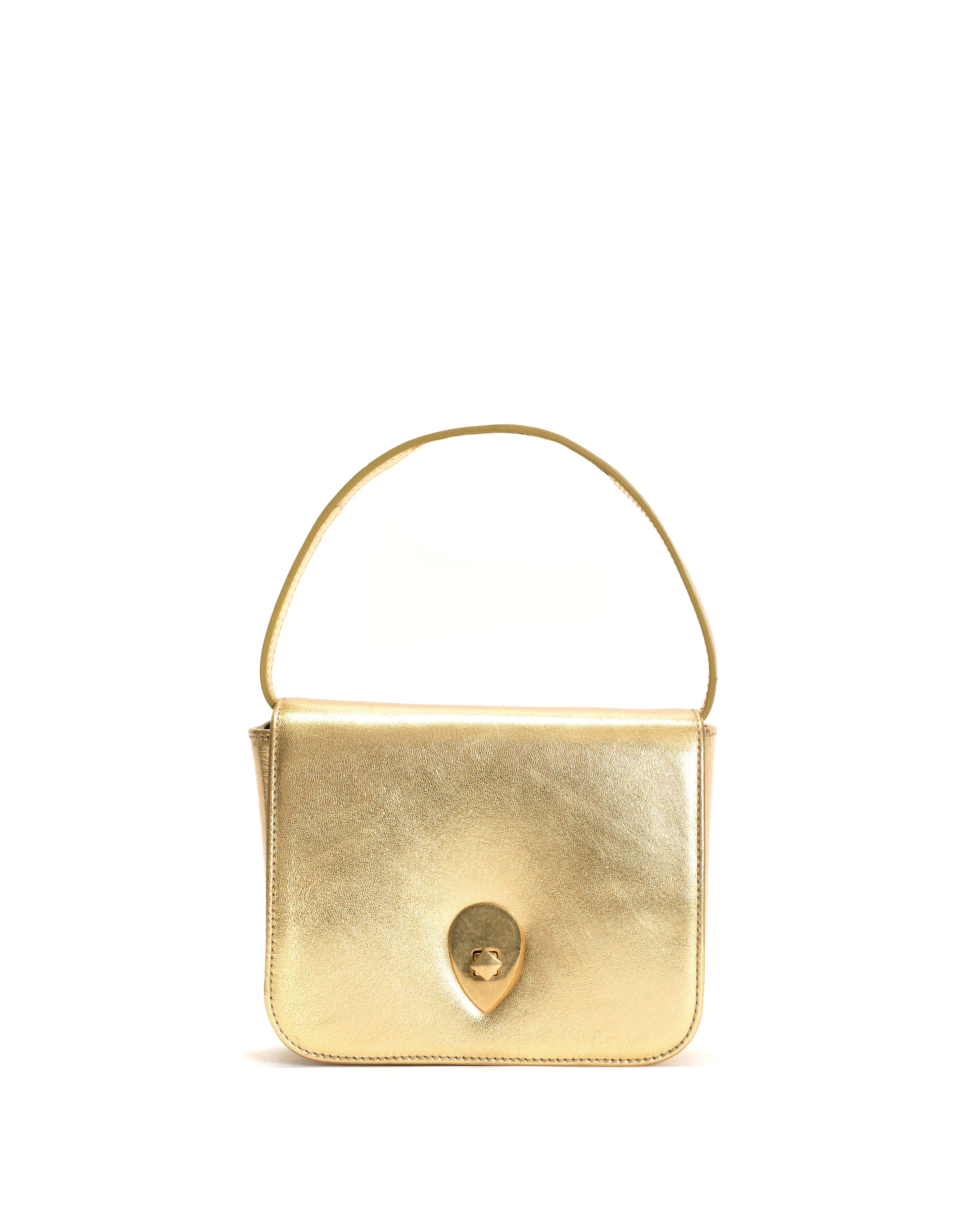 Nielle petite crossover bag Metallic goat Gold - Image 3