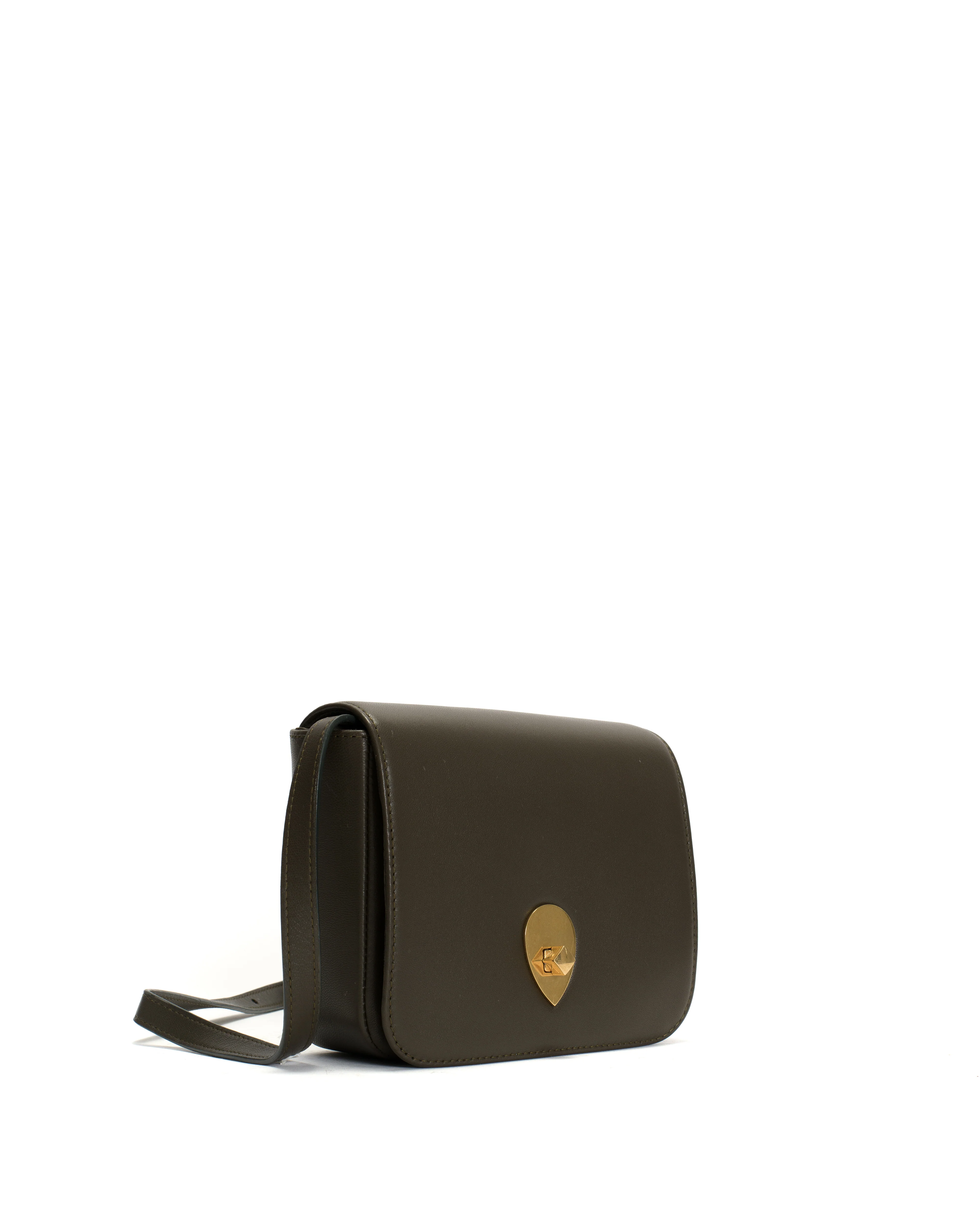 Nielle petite crossover bag Shiny lamb Moss green - Image 2