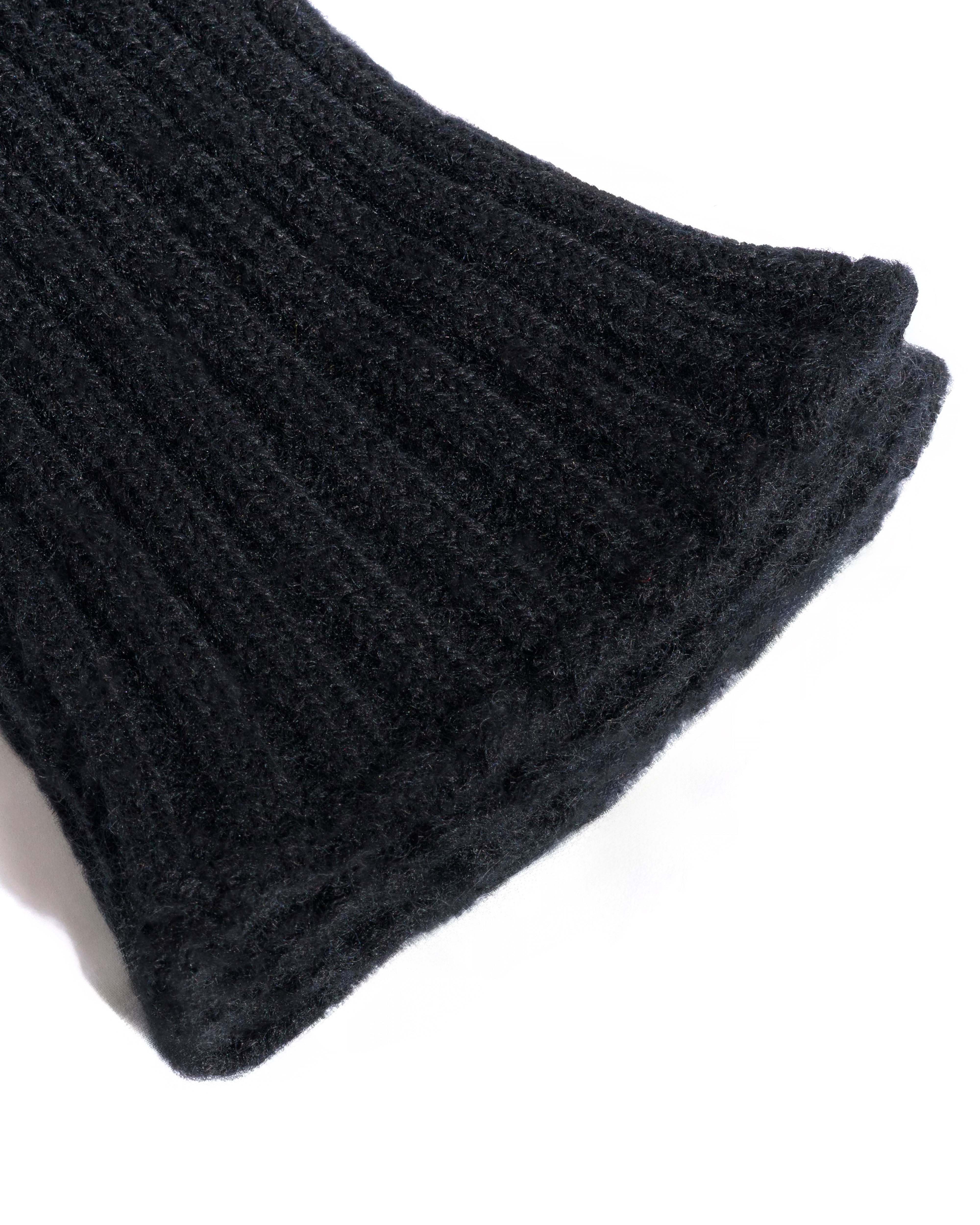 Nola cashmere gloves 100% cashmere Black - Image 4