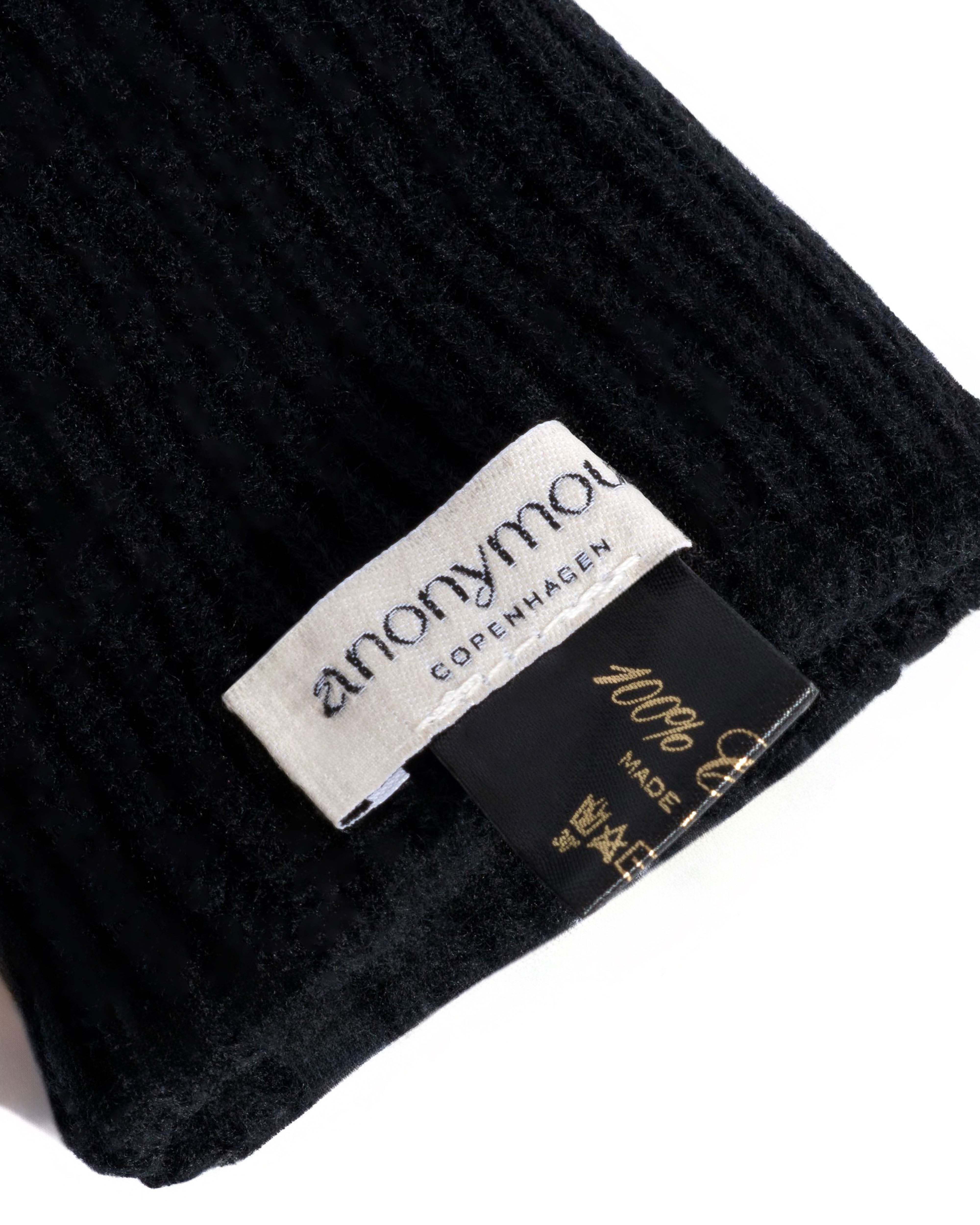 Nola cashmere gloves 100% cashmere Black - Image 5
