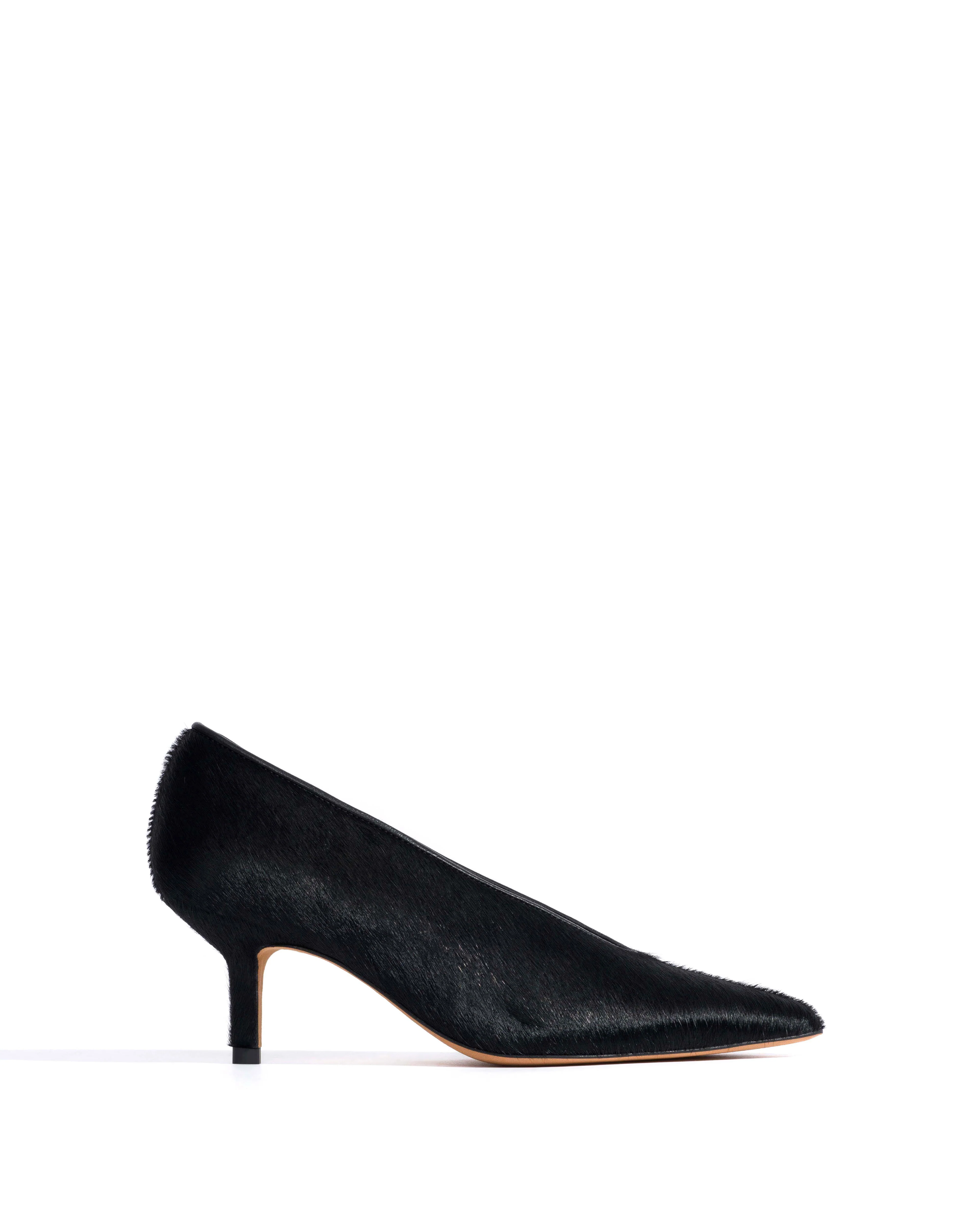 Phia 55 pin Calf hair Black