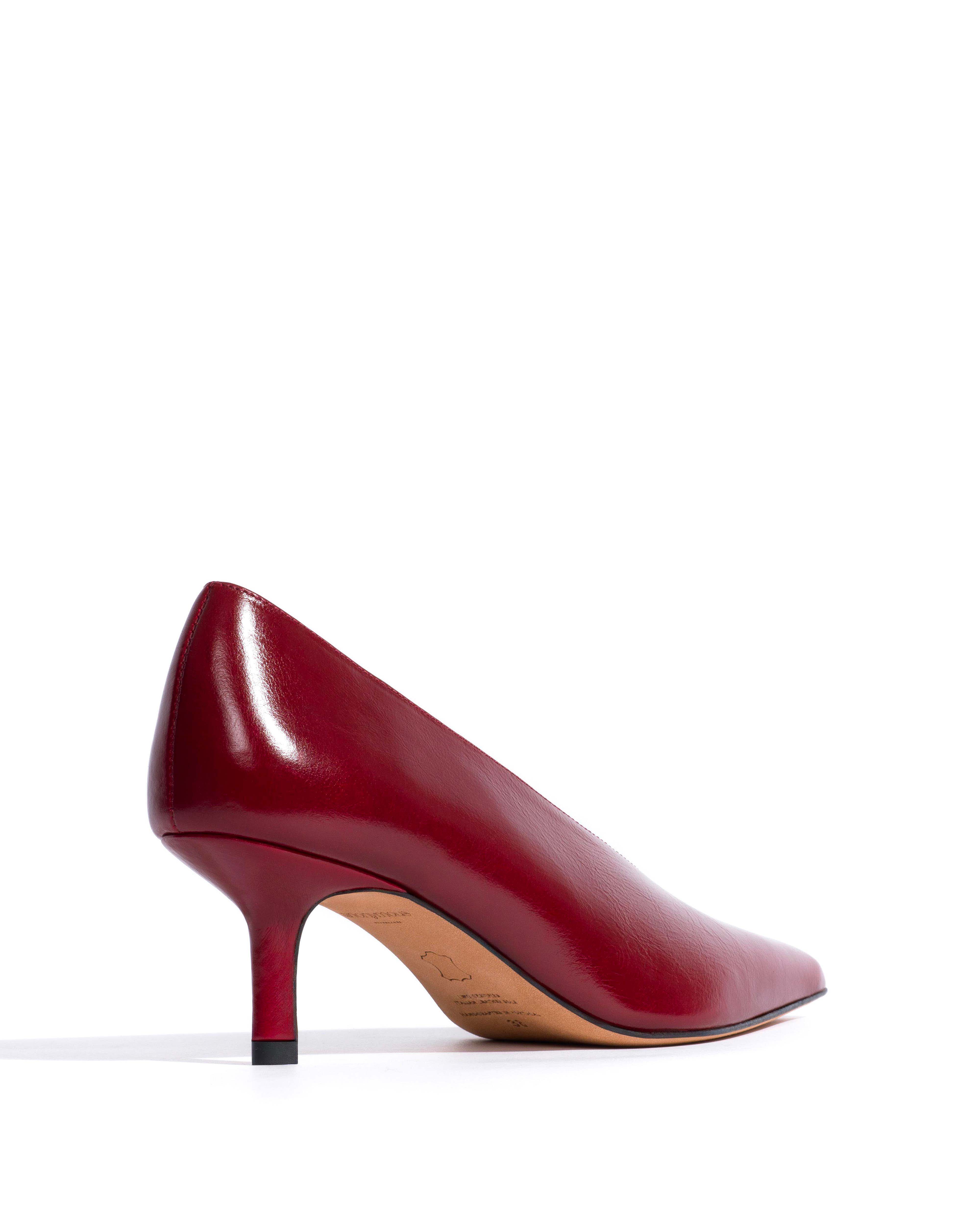 Phia 55 pin Crinkled polished goat Pomegranate - Image 3