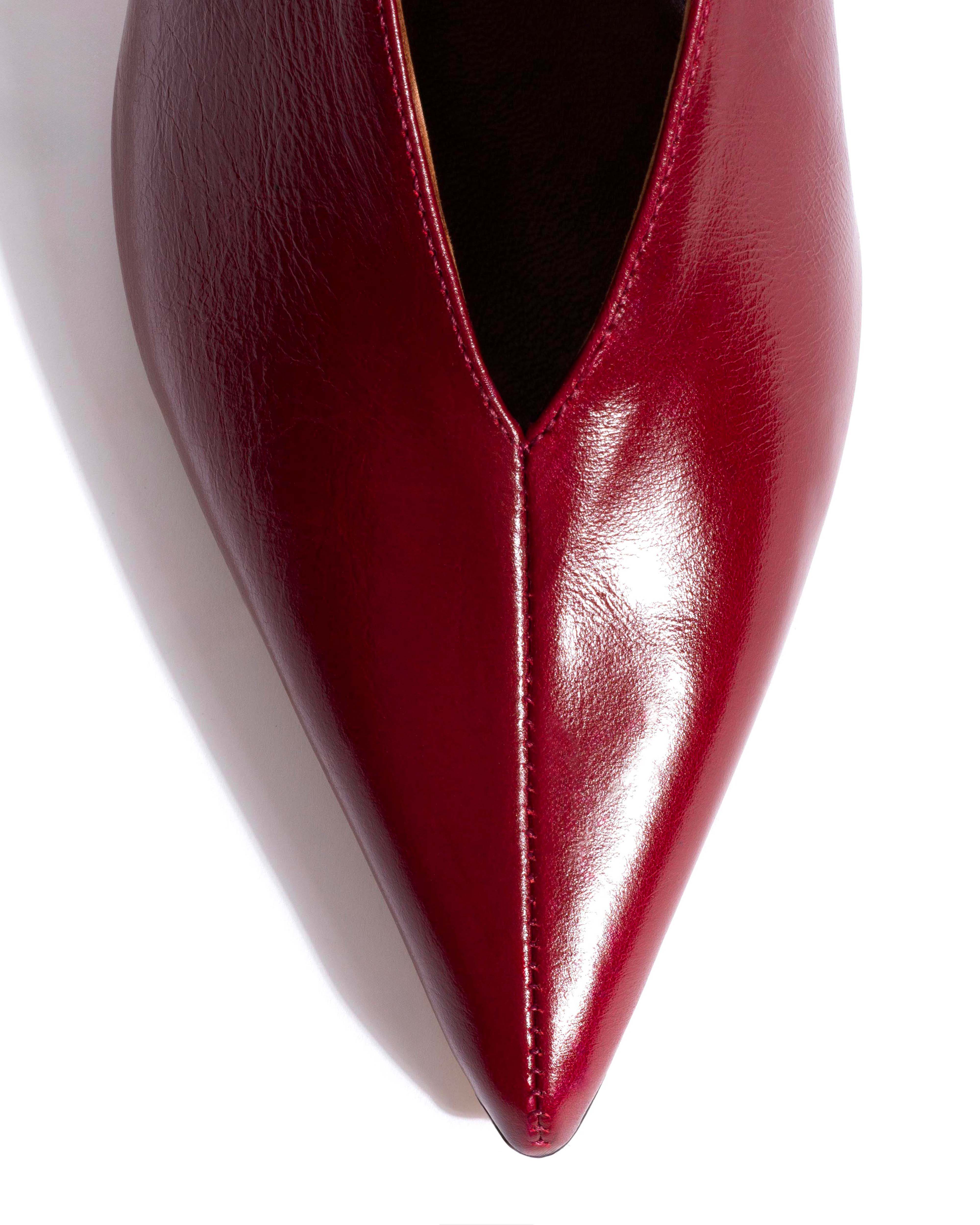 Phia 55 pin Crinkled polished goat Pomegranate - Image 5