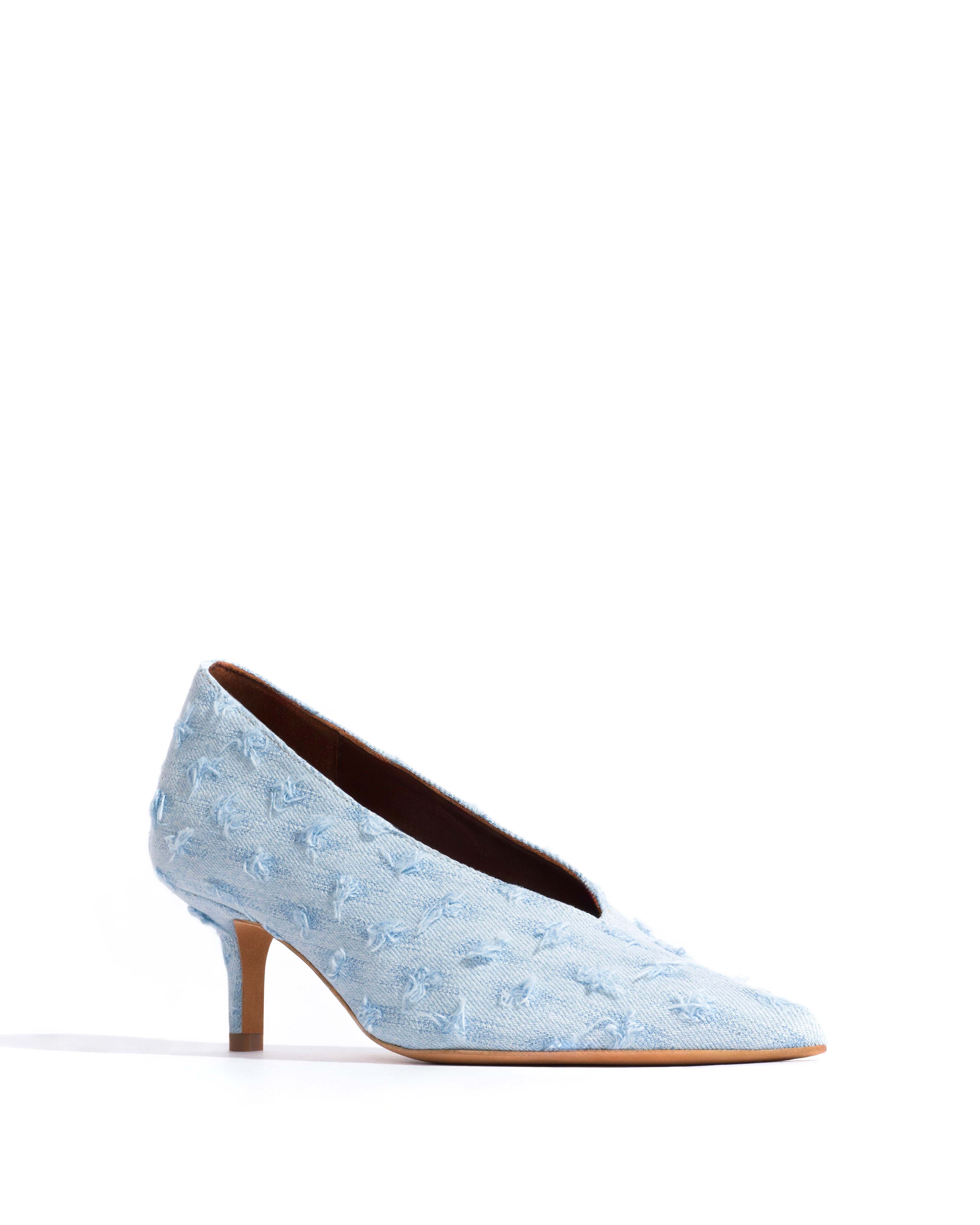 Phia 55 pin Denim Distressed washed blue - Image 2