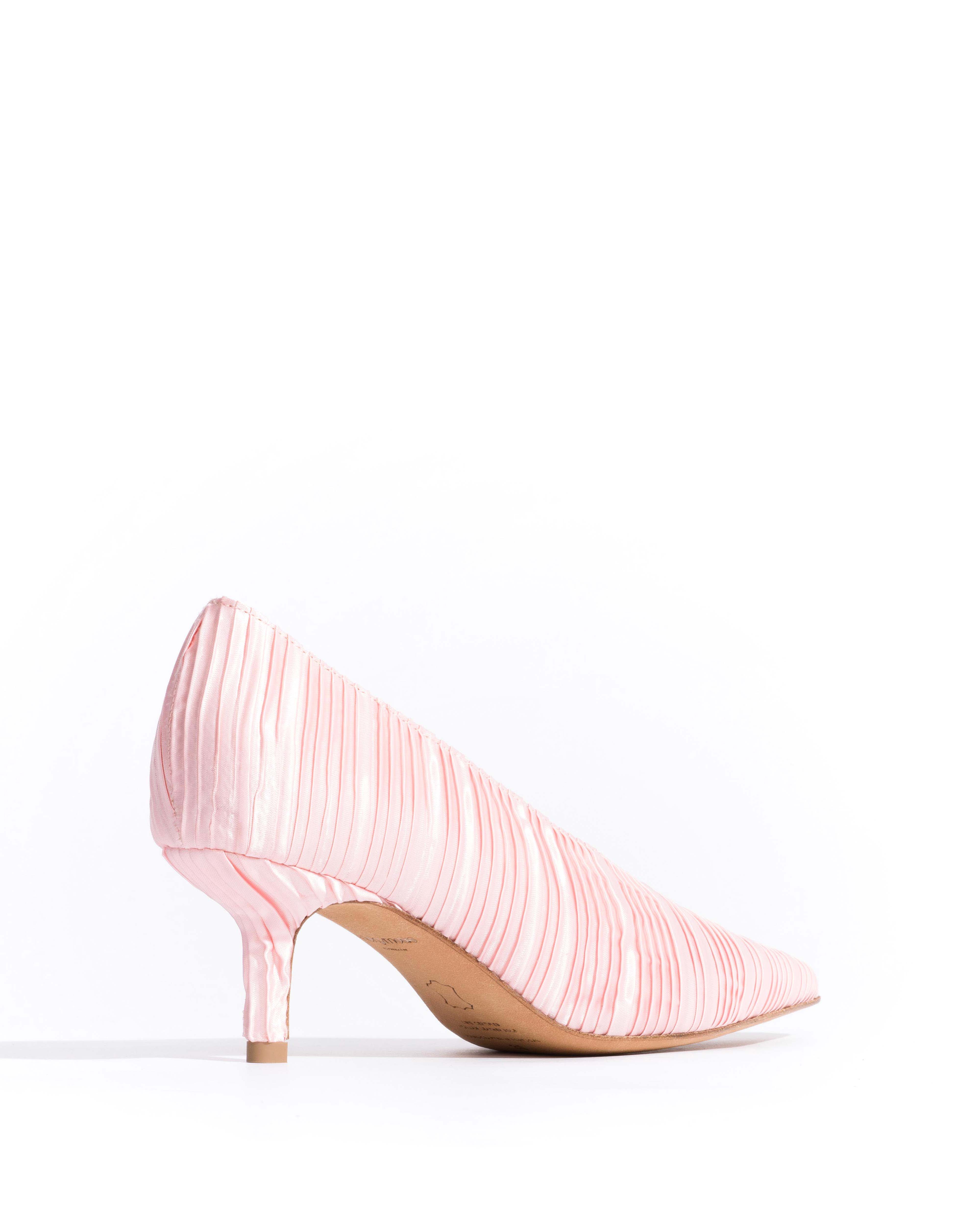 Phia 55 pin Pleated satin Dreamy pink - Image 4