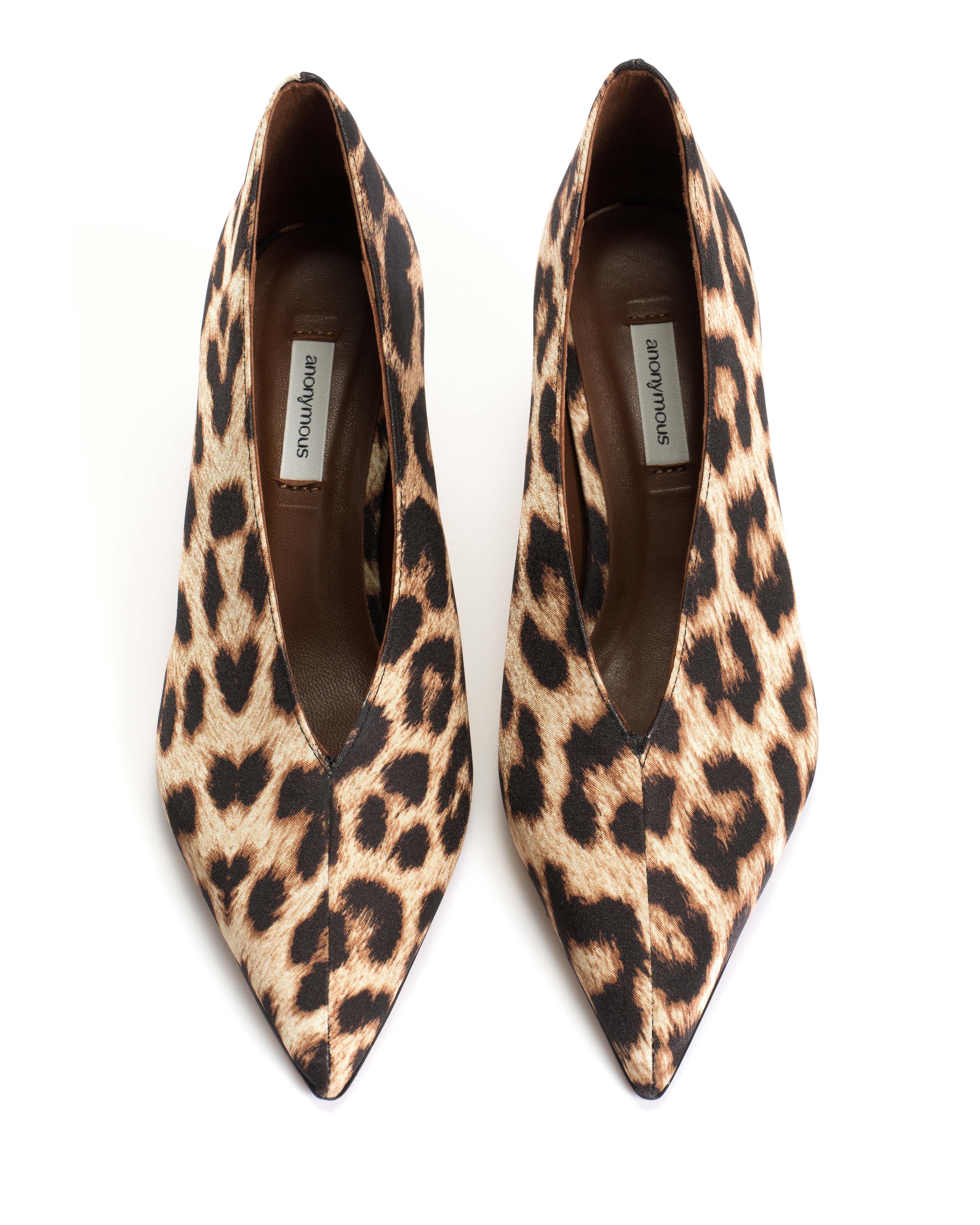 Phia 55 pin Satin print Leopard - Image 4