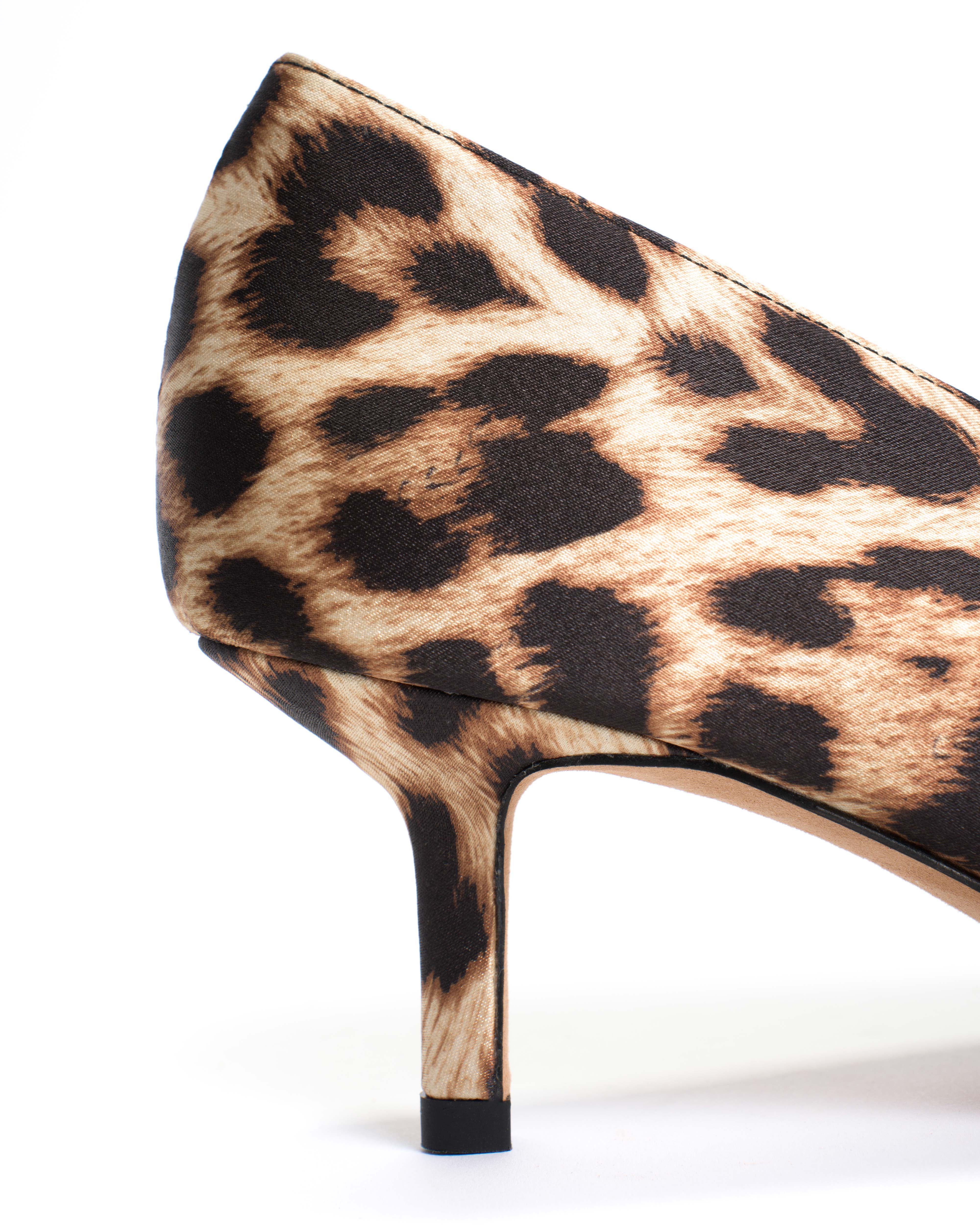 Phia 55 pin Satin print Leopard - Image 7