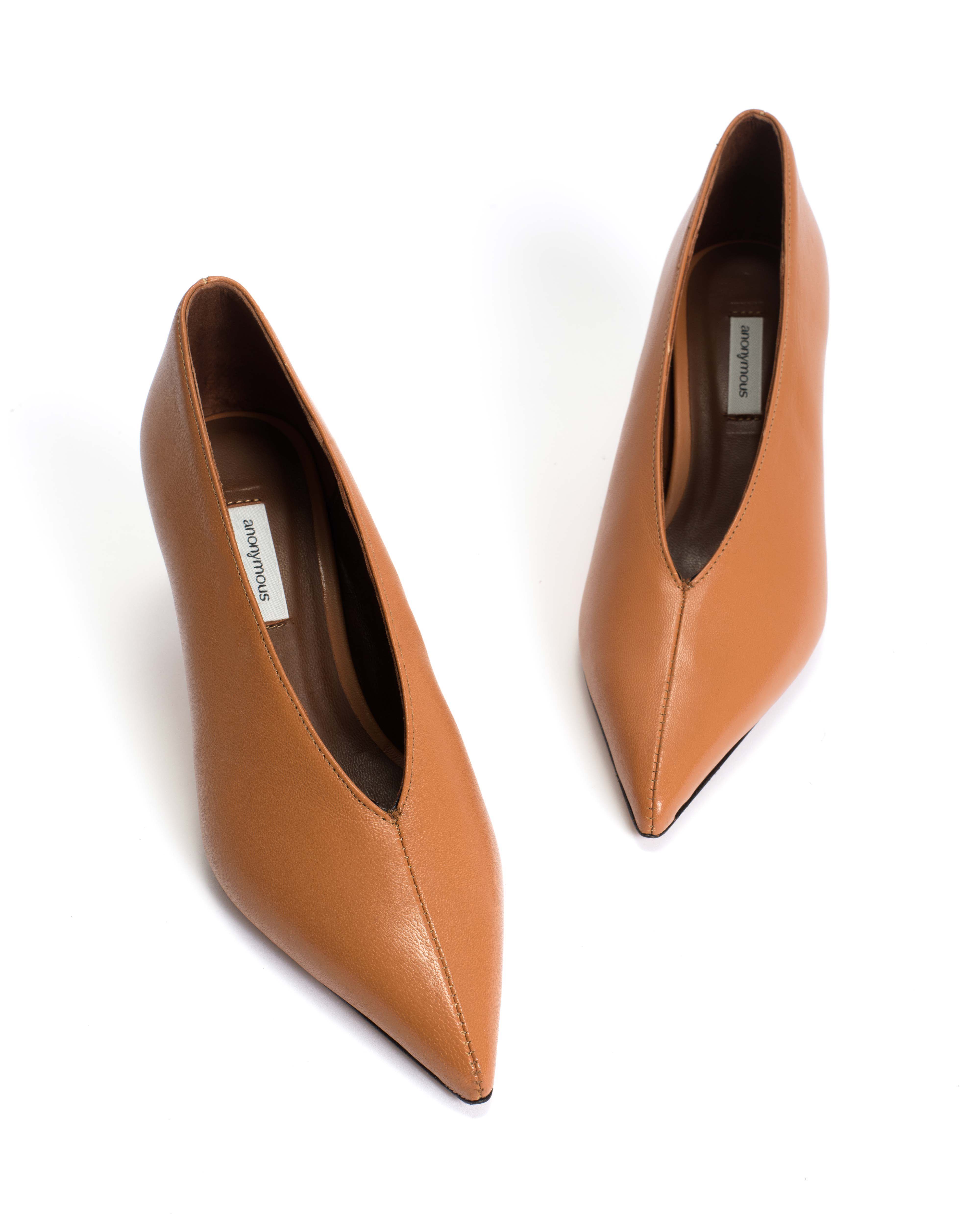 Phia 55 pin Shiny lamb Caramel - Image 4