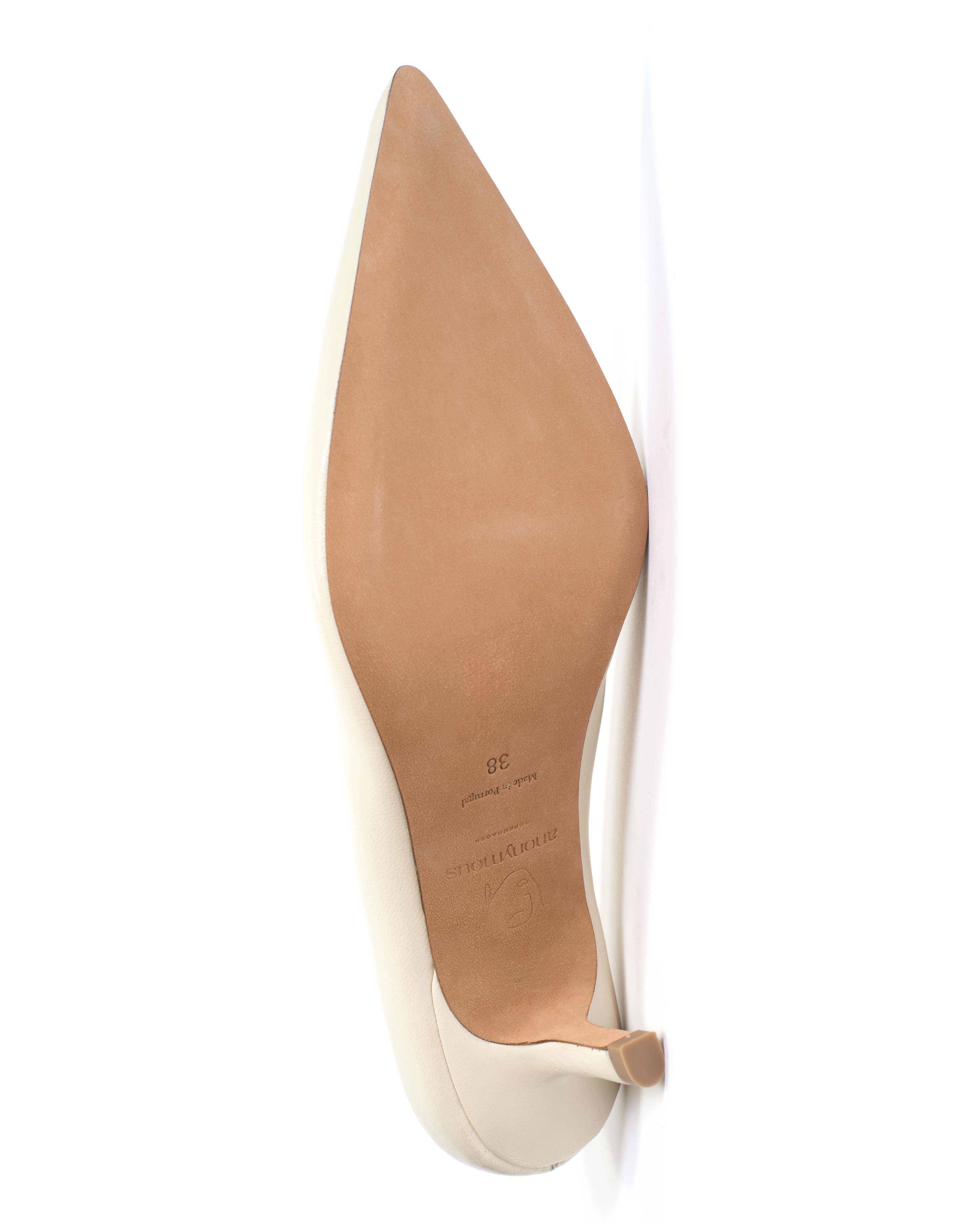 Phia 55 pin Shiny lamb White sand - Image 9