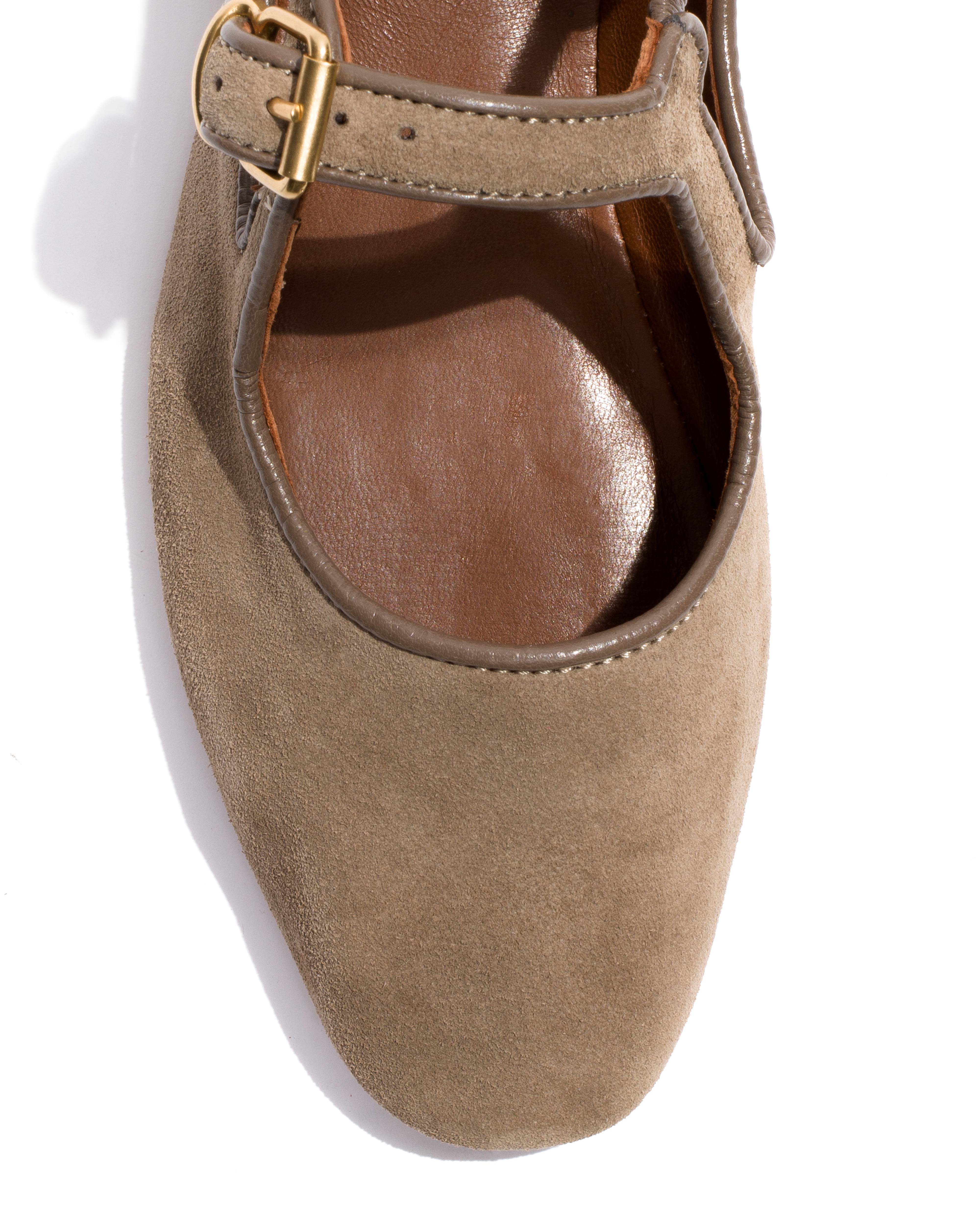 Praise Calf suede Mushroom - Image 6