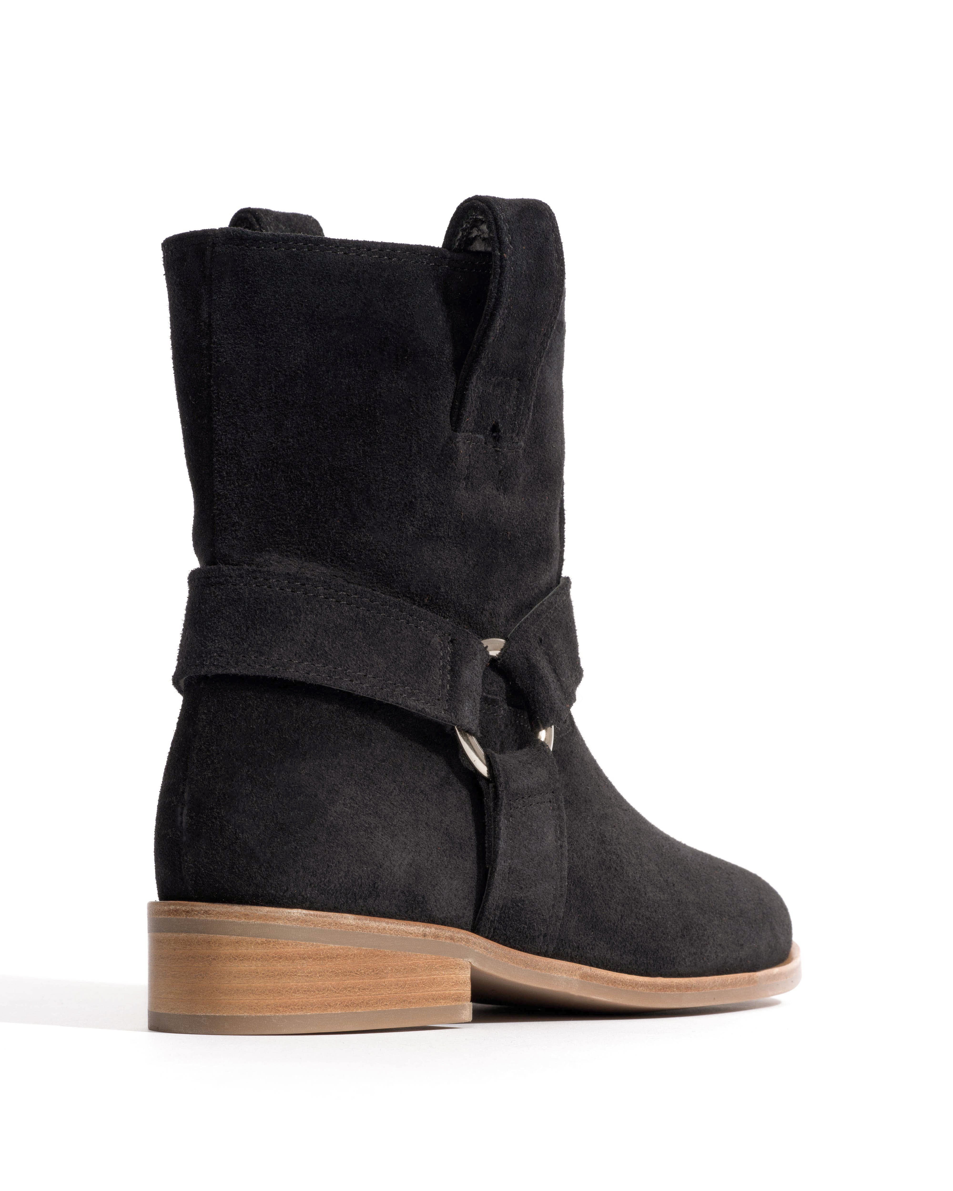 Rhider Calf suede Off black - Image 3
