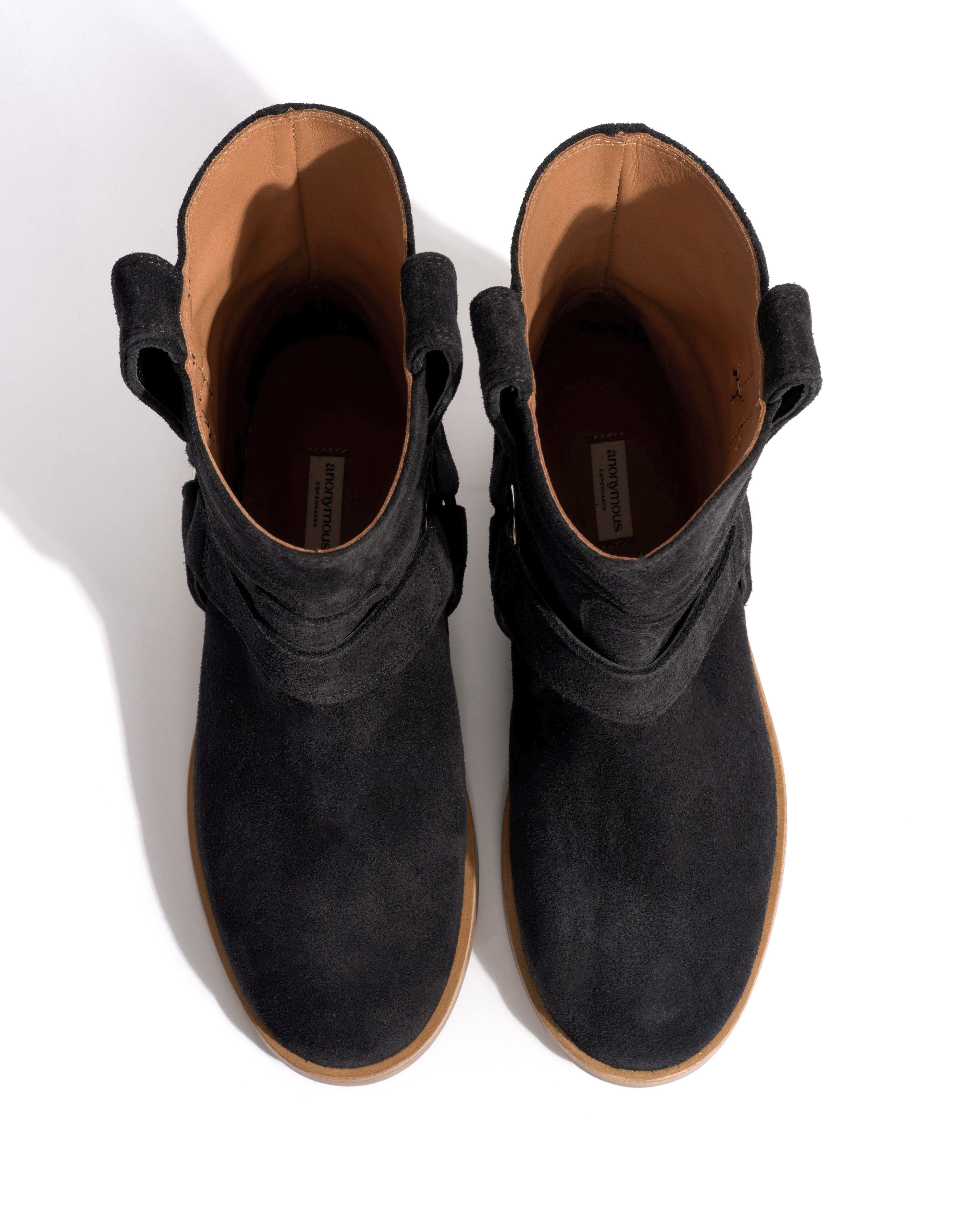 Rhider Calf suede Off black - Image 4
