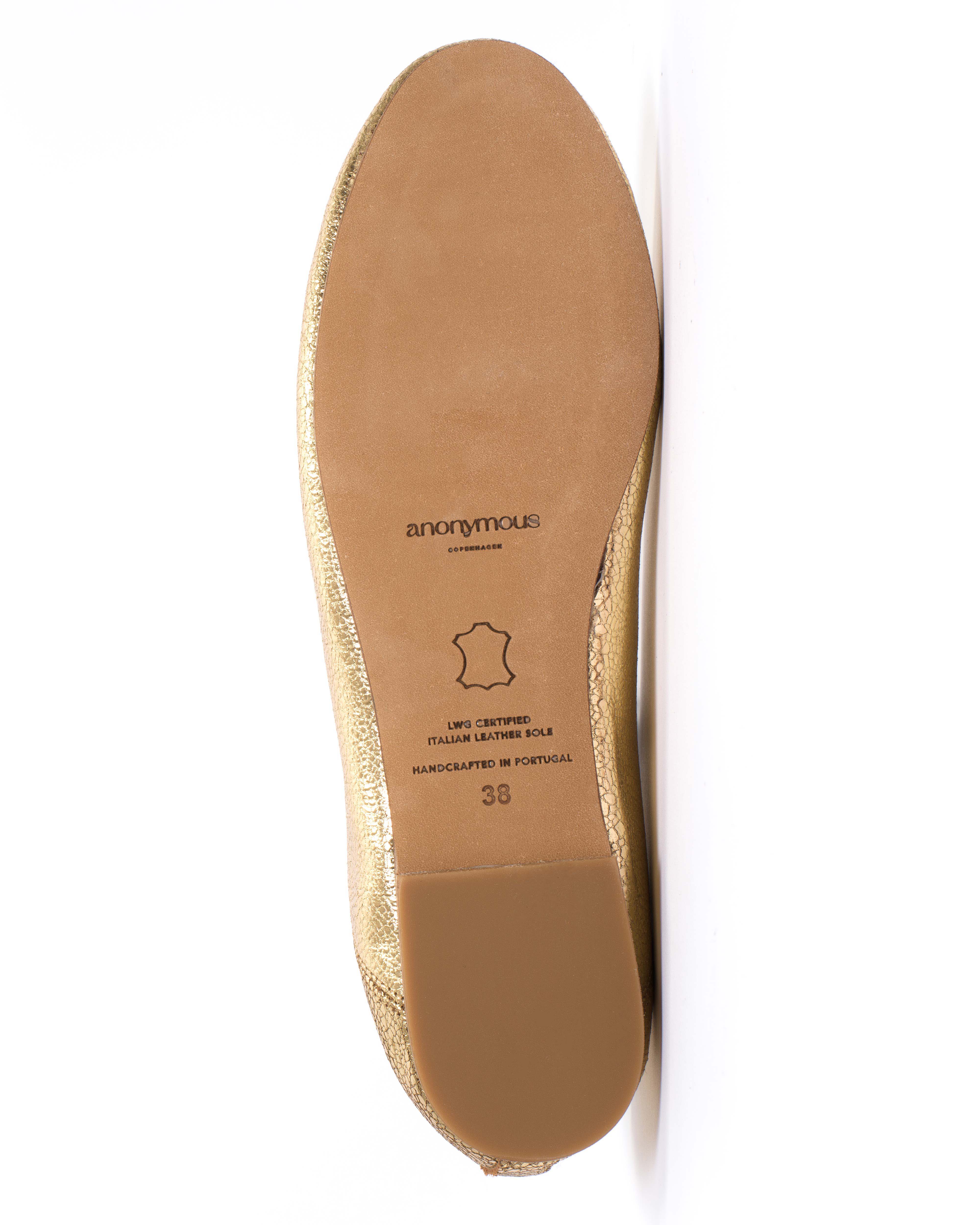 Rhina Crackled metallic goat Gold - Image 8