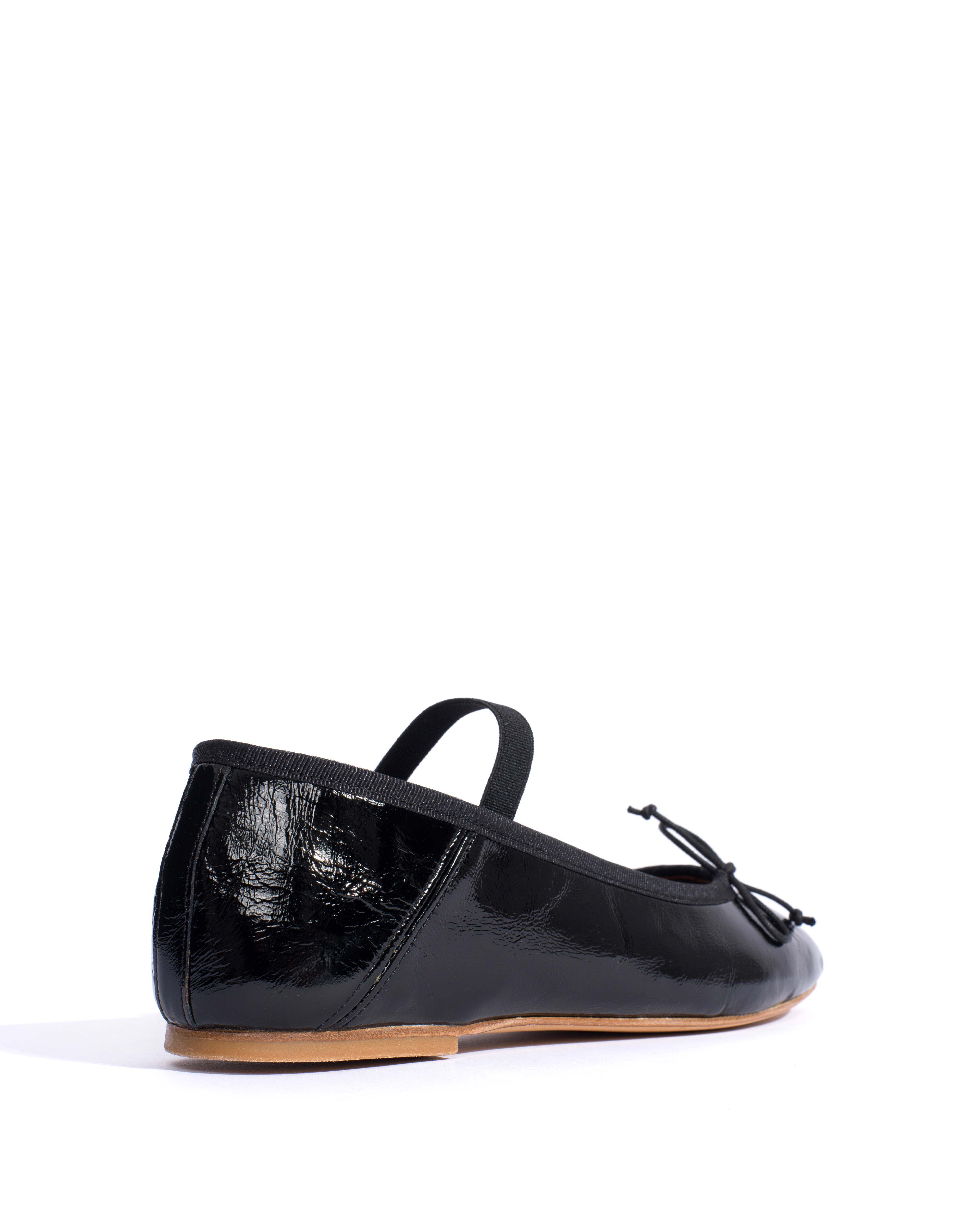 Rhina Crinkled polished goat Black - Image 3