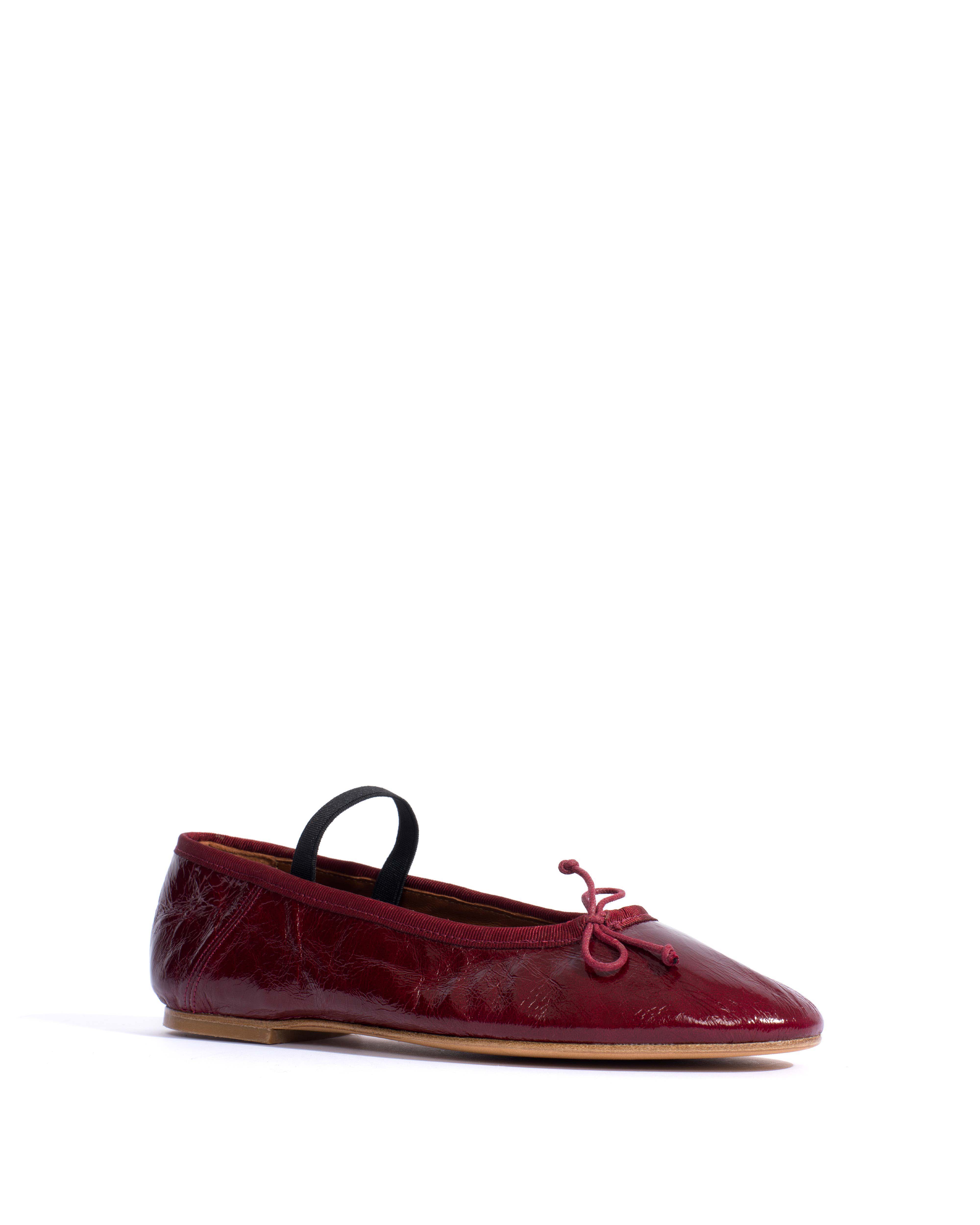 Rhina Crinkled polished goat Pomegranate - Image 2