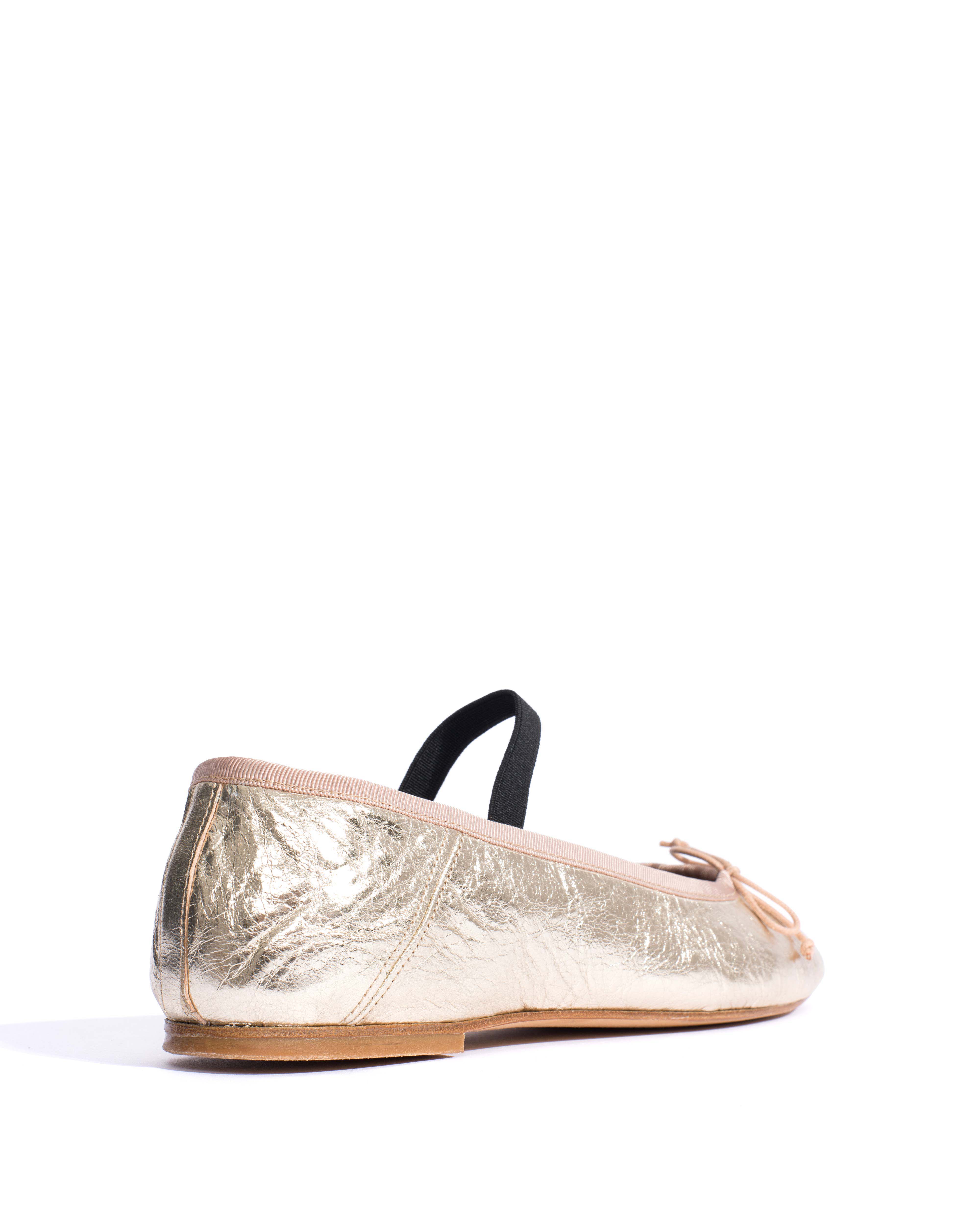 Rhina Grained metallic lamb Champagne - Image 4