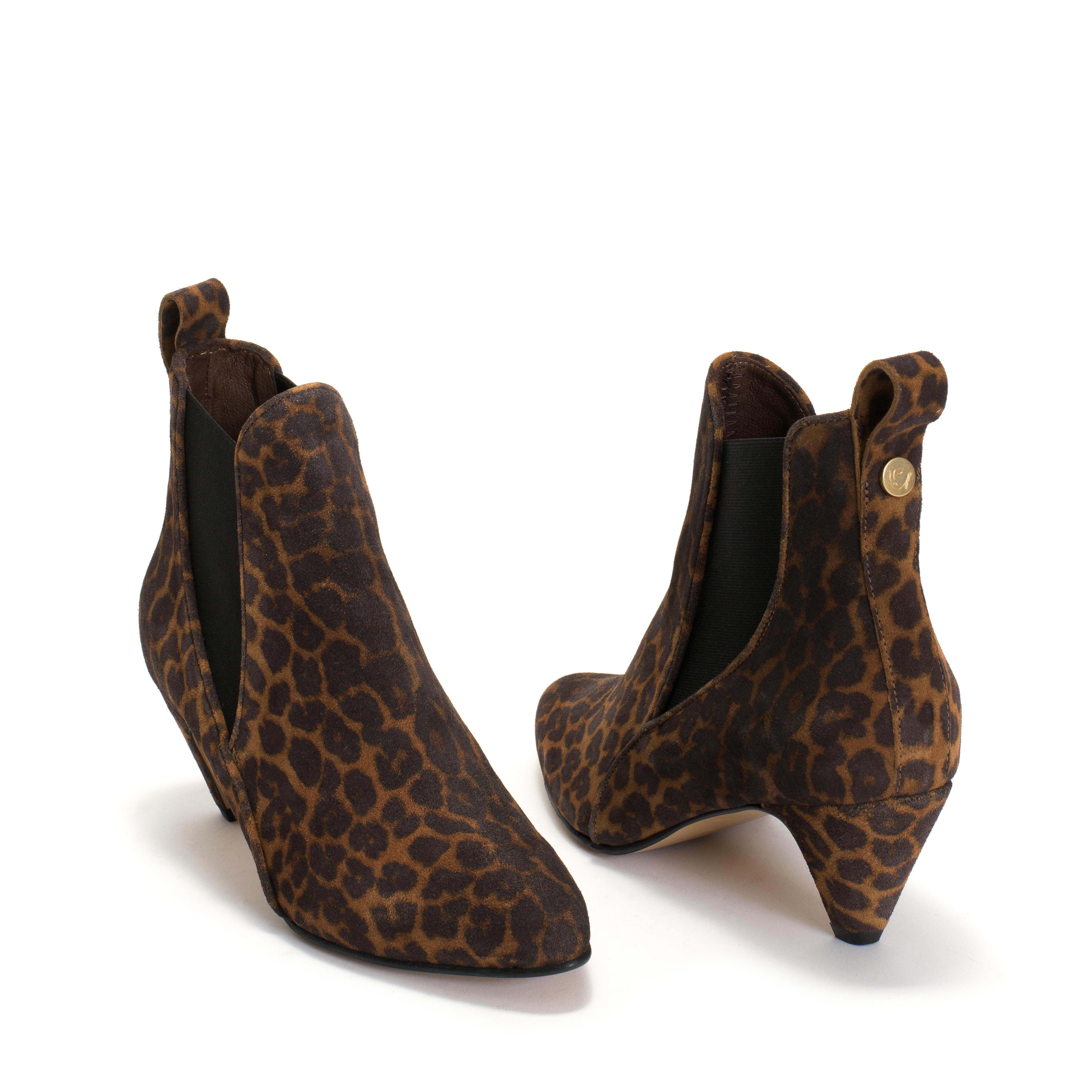 Rikley Calf suede print Leopard - Image 4