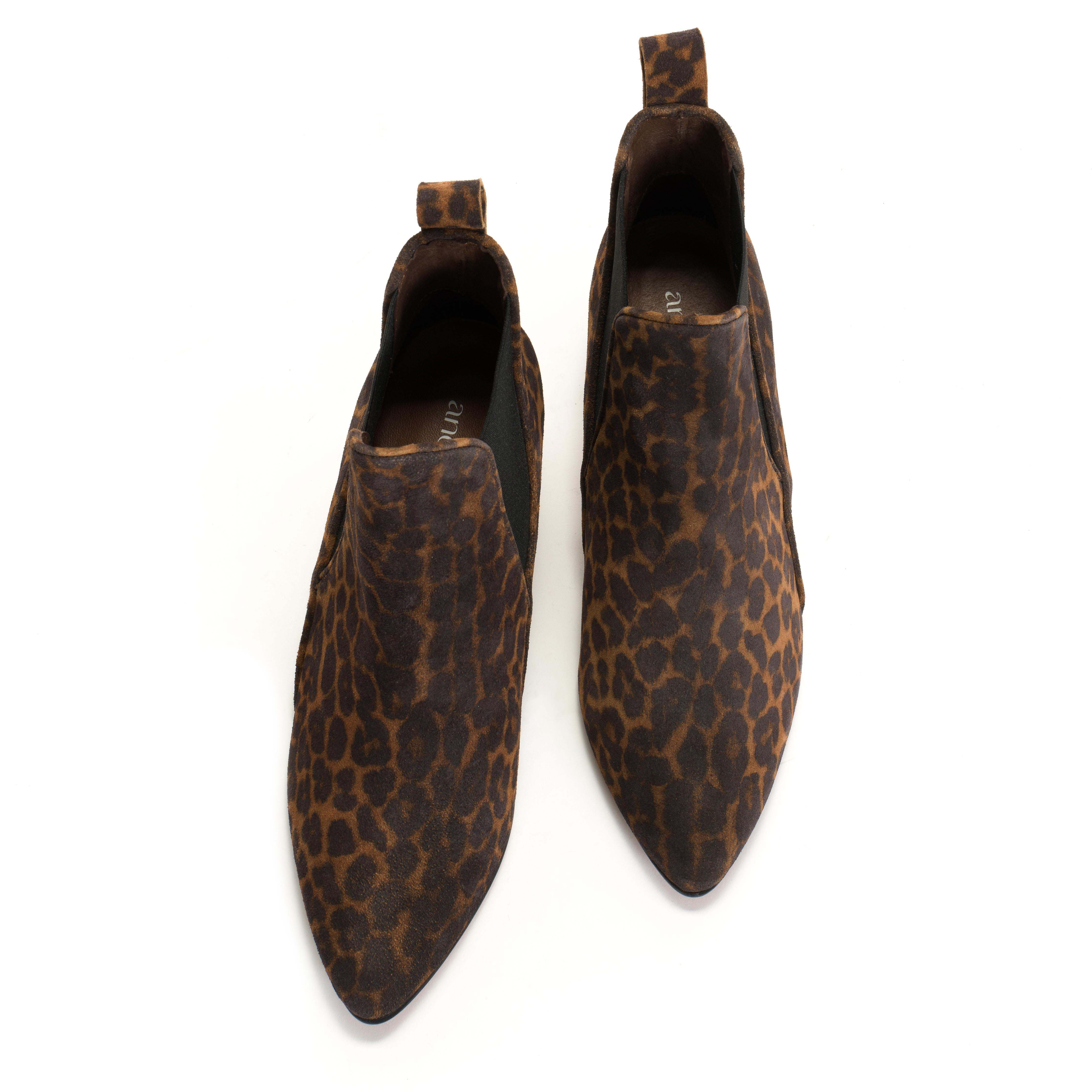 Rikley Calf suede print Leopard - Image 5