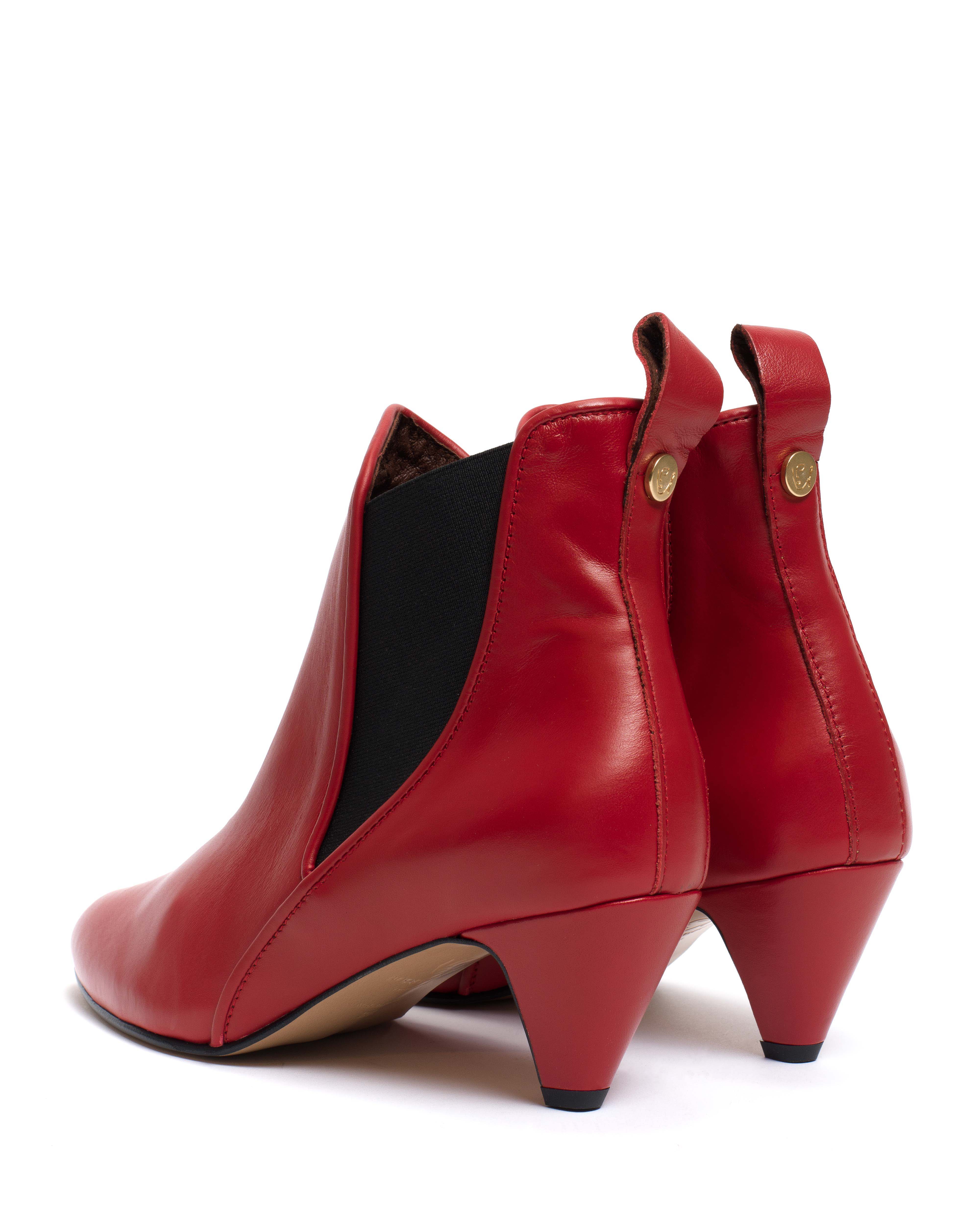 Rikley Soft calf Ruby red - Image 4