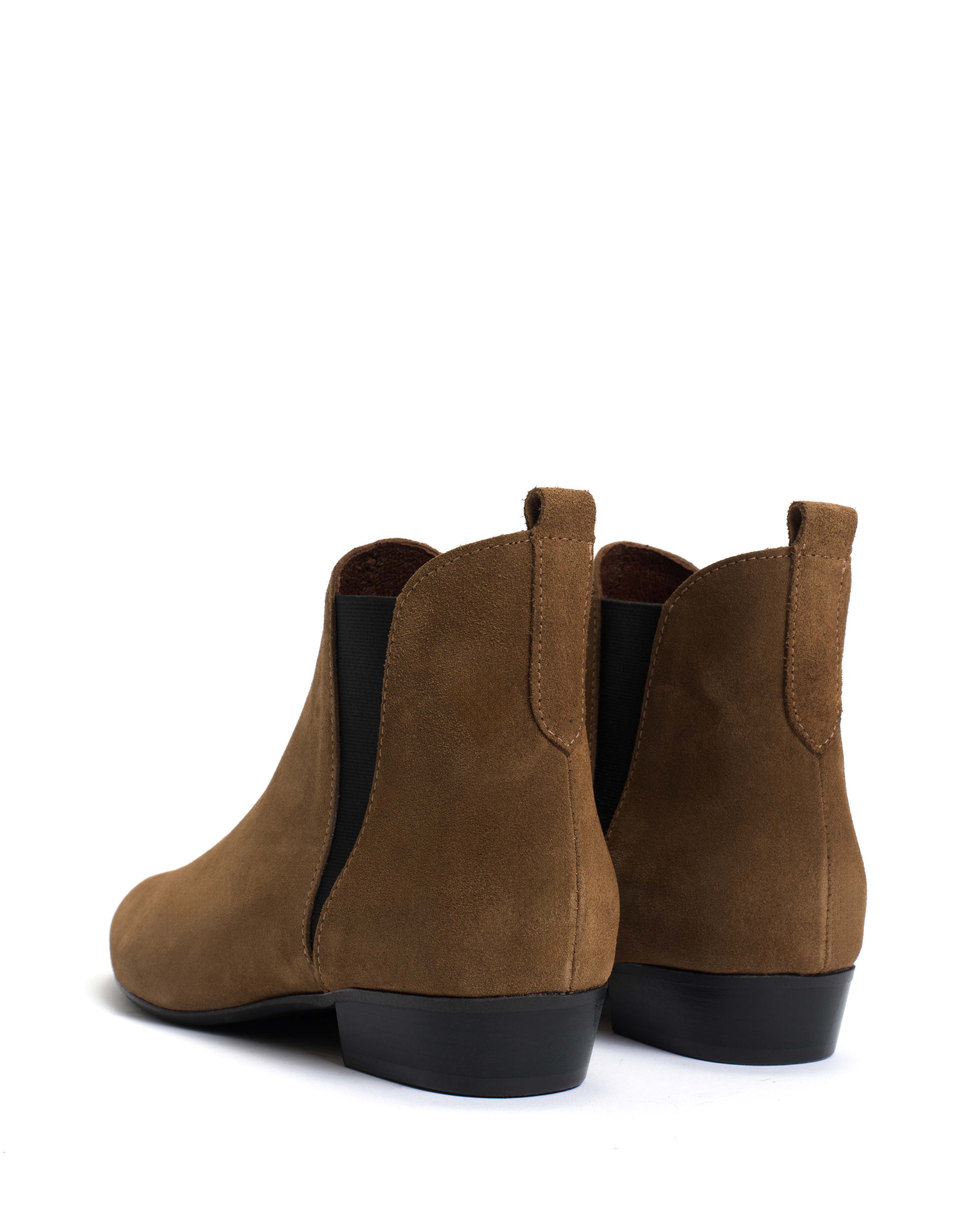Rita Calf suede Cinnamon - Image 4