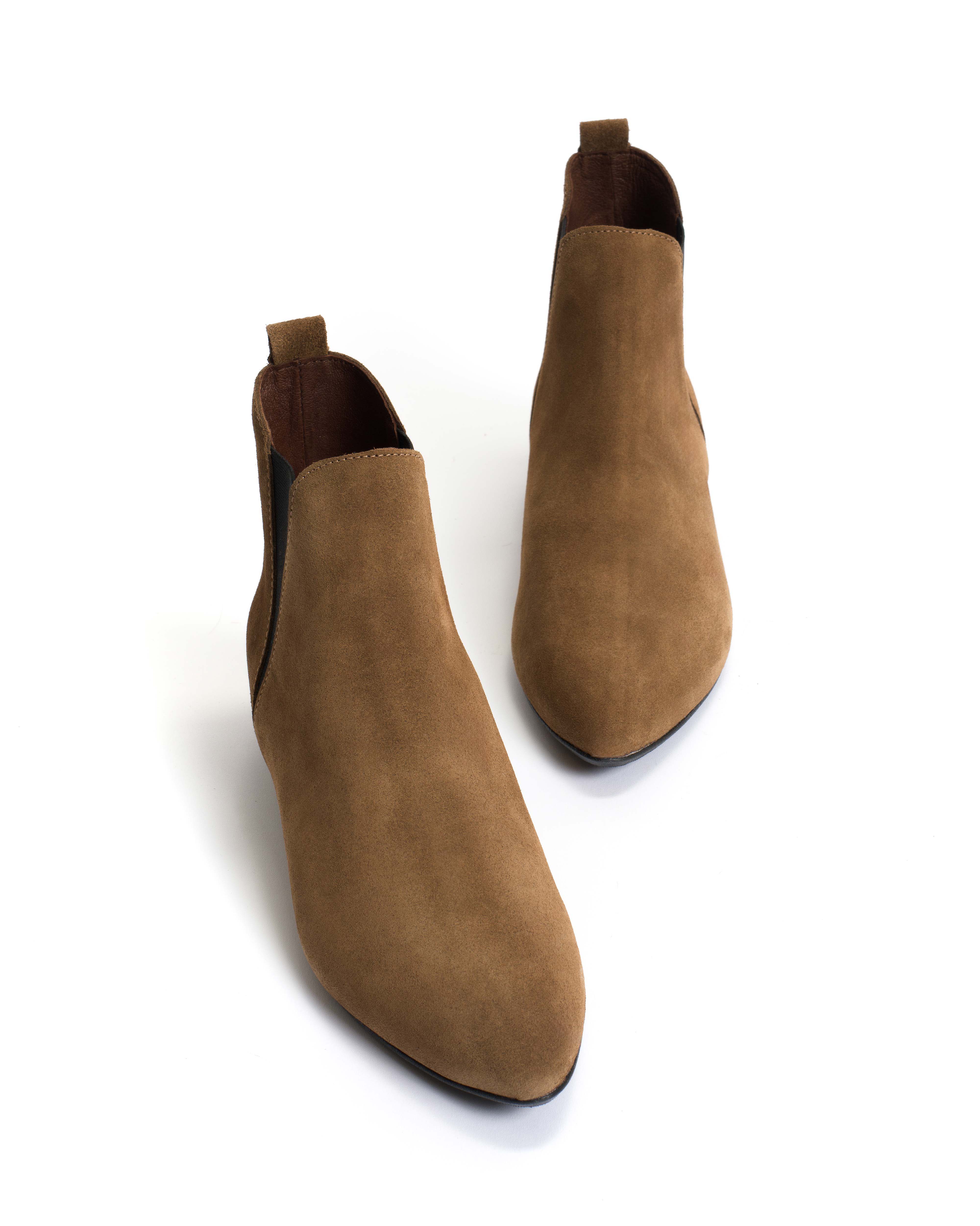 Rita Calf suede Cinnamon - Image 5