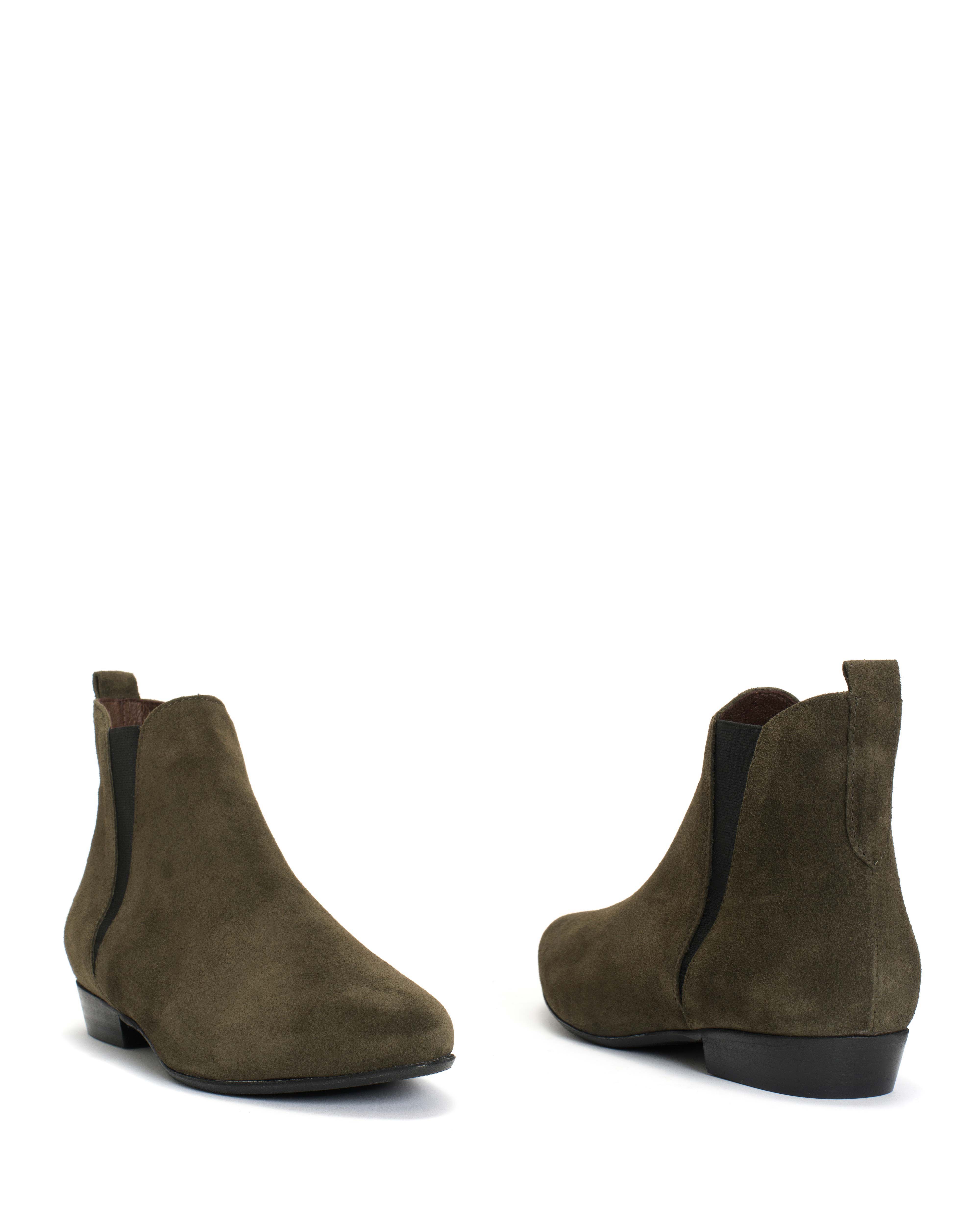 Rita Calf suede Moss green - Image 5