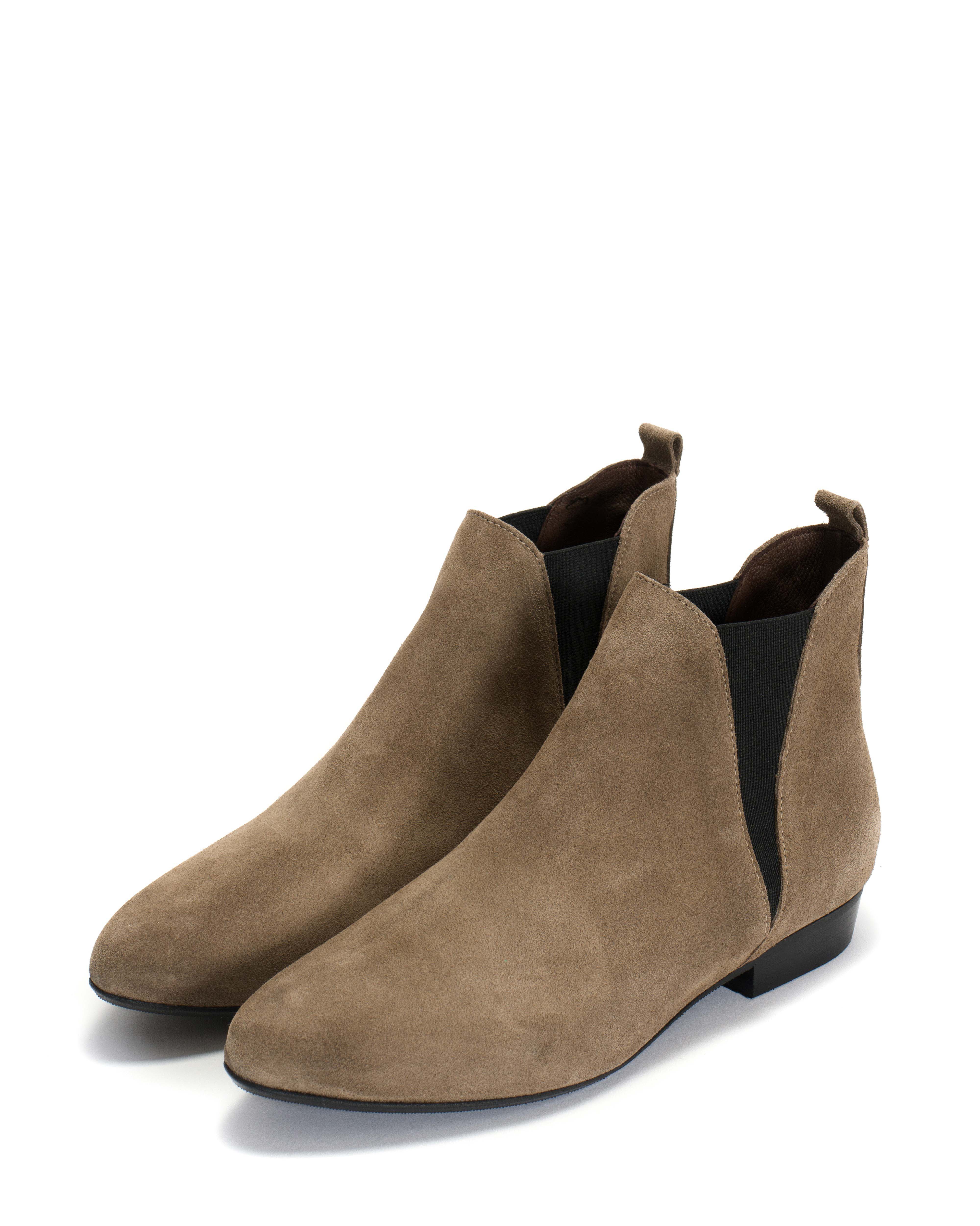 Rita Calf suede Mushroom - Image 2