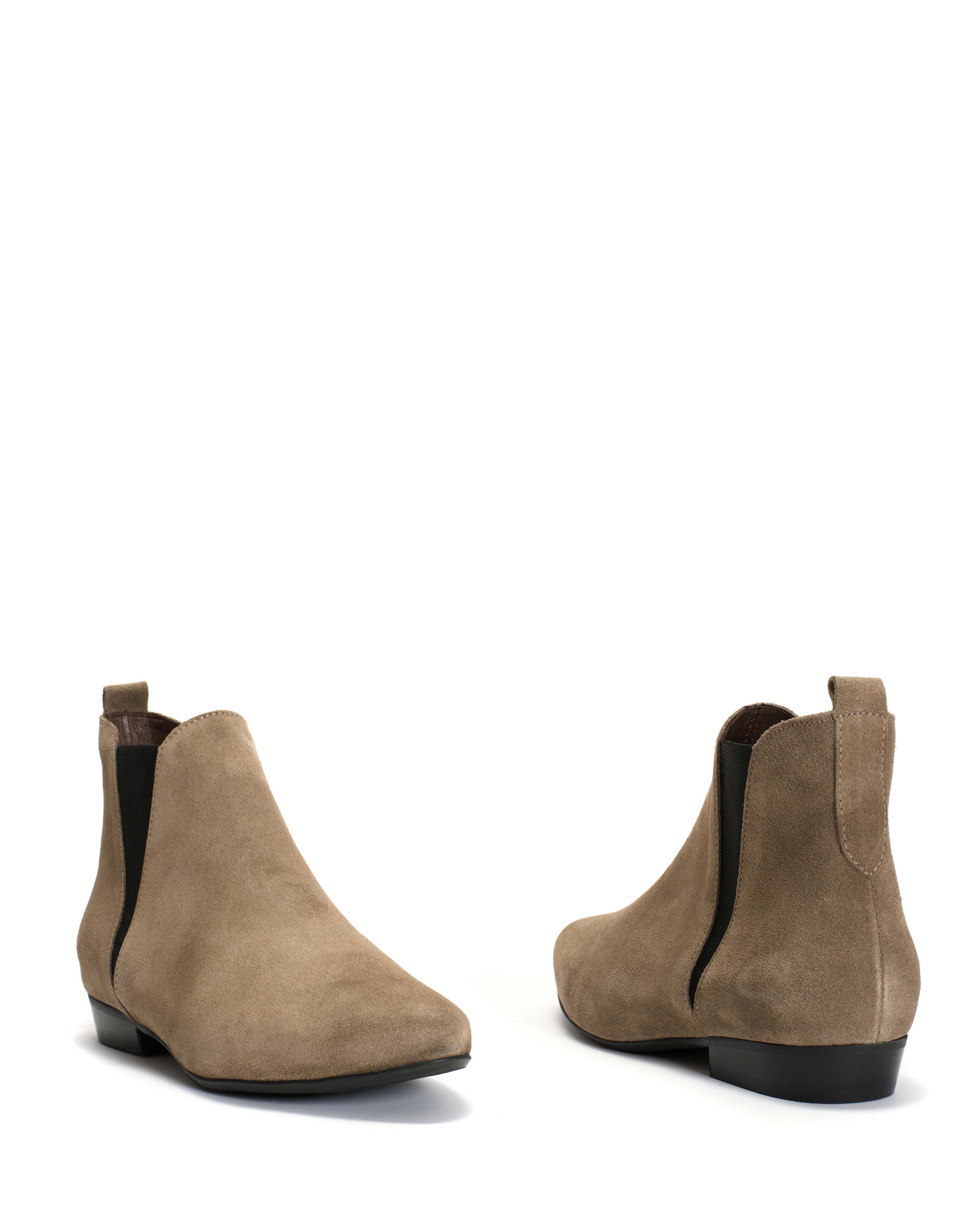 Rita Calf suede Mushroom - Image 5