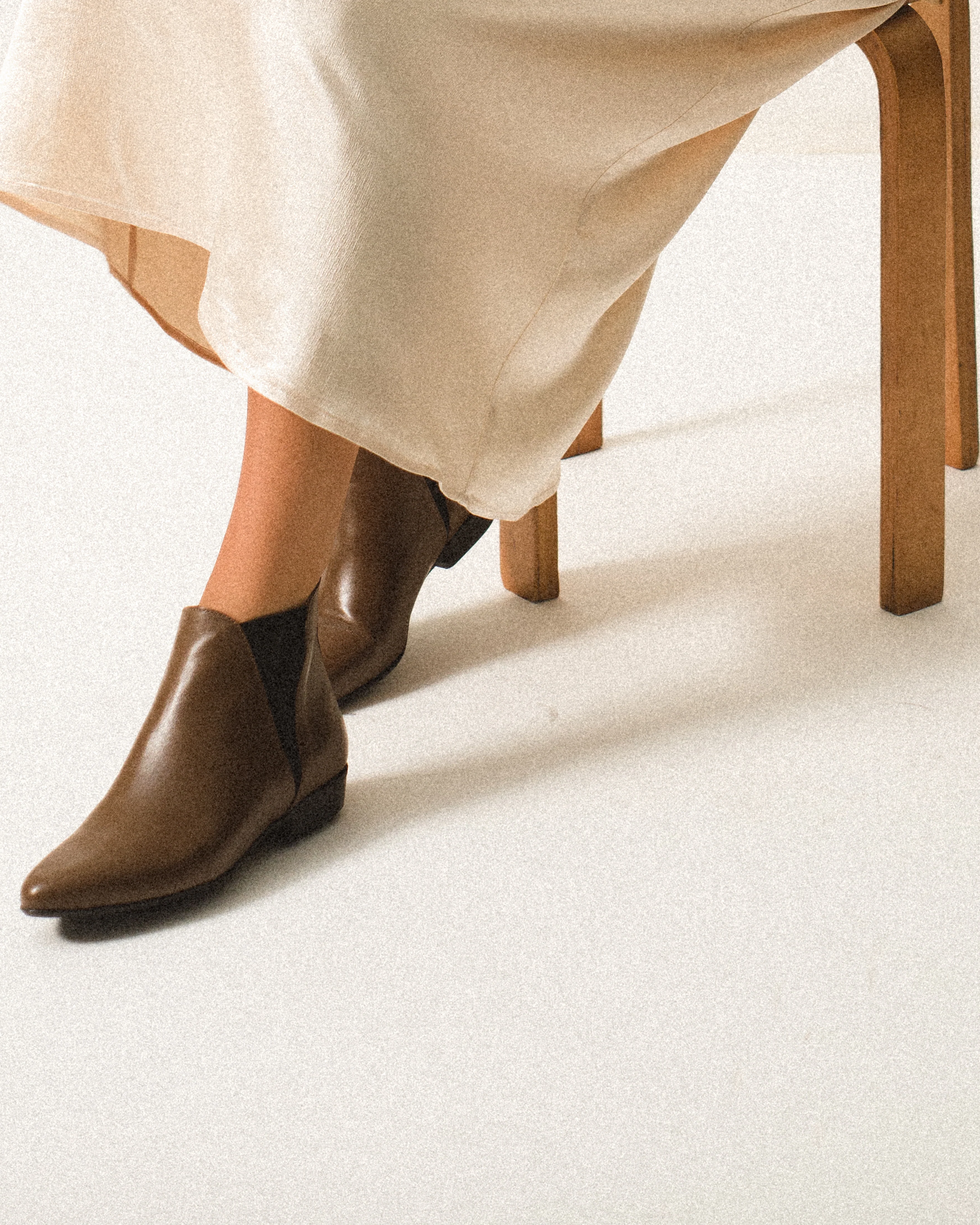 Rita Soft calf Dark taupe - Image 3