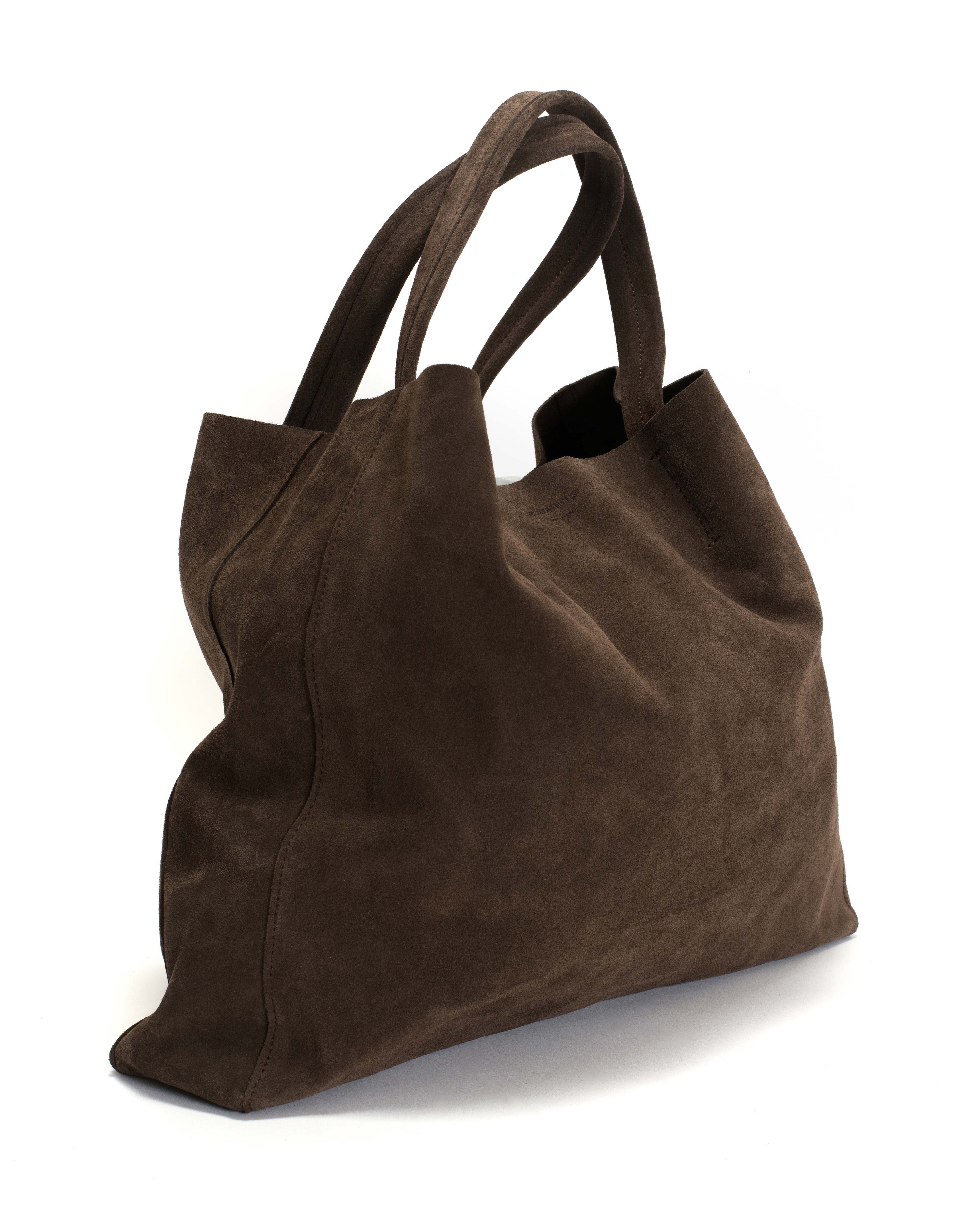 Ruba shopper Calf suede Coffee brown - Image 4