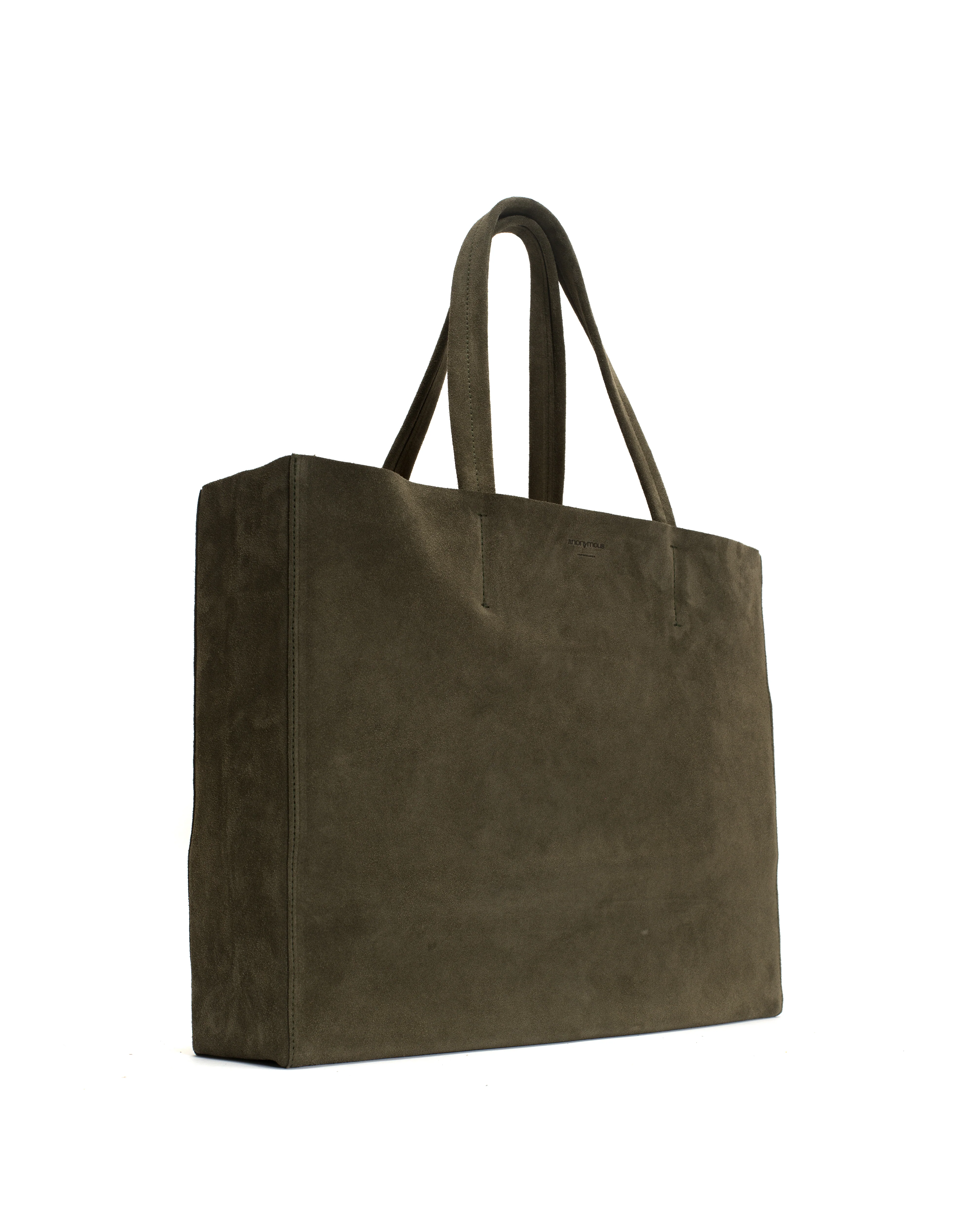 Ruba shopper Calf suede Moss green - Image 2