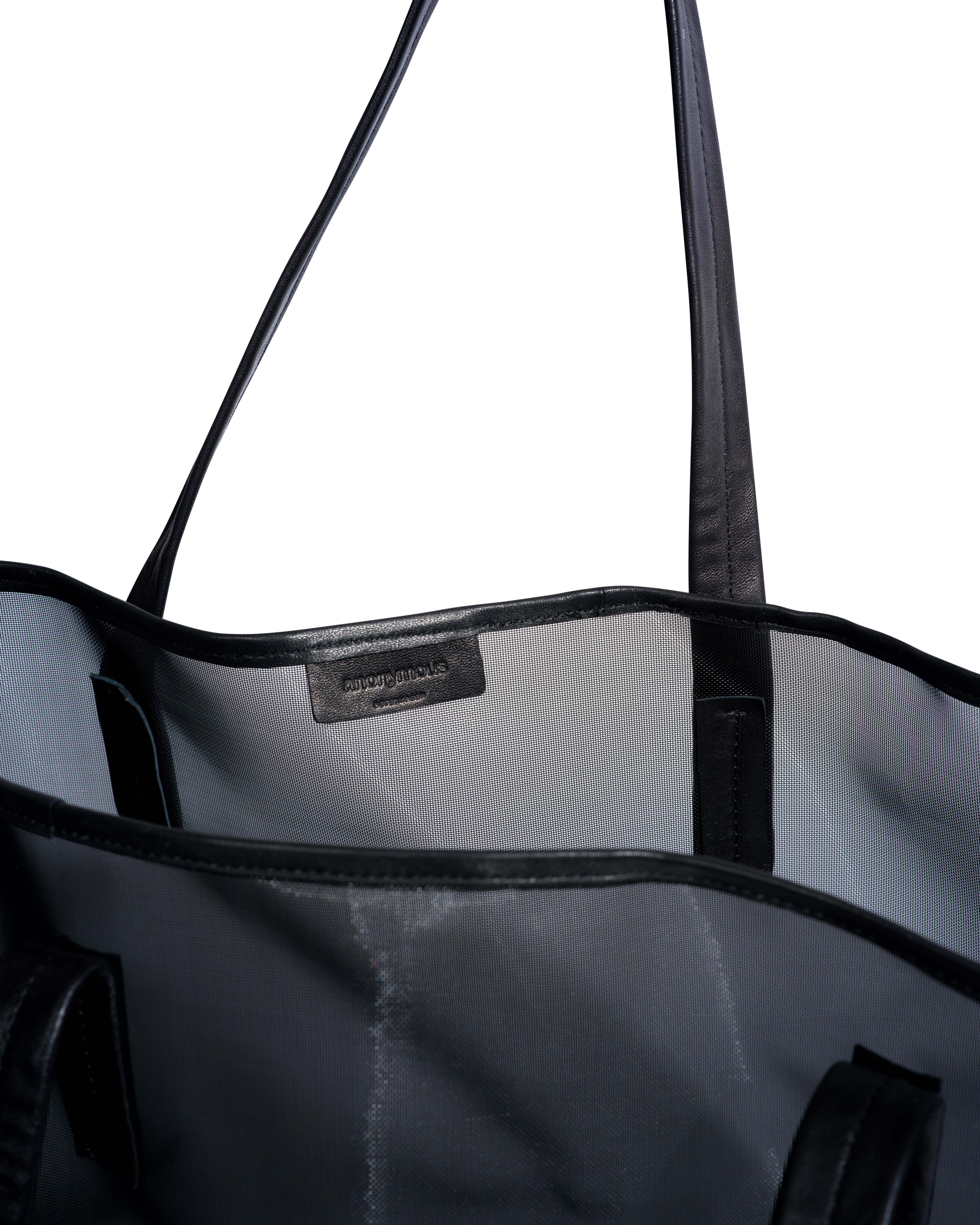Ruba shopper mesh Shiny lamb & mesh Black - Image 4