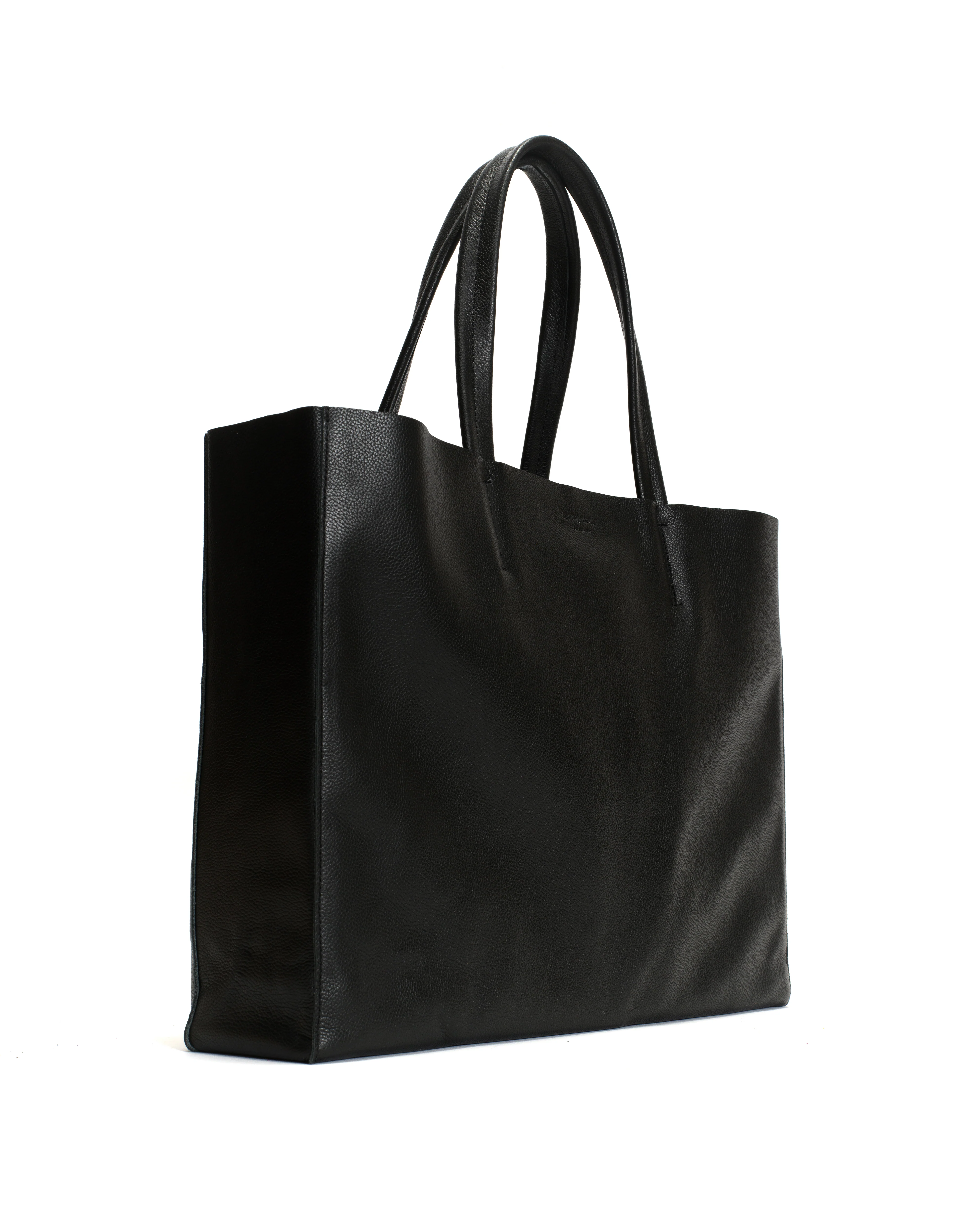 Ruba shopper Pebbled soft calf Black - Image 2