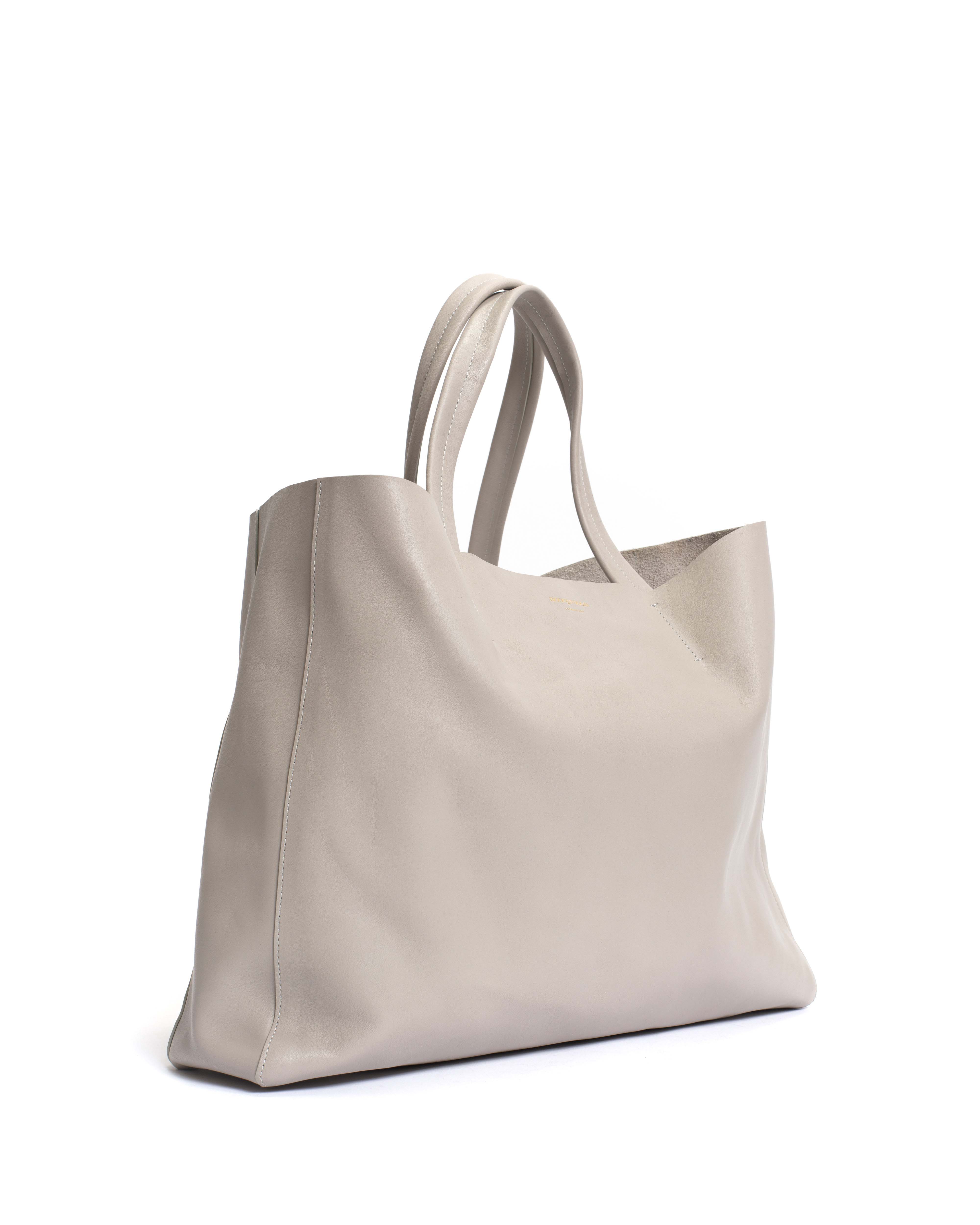 Ruba shopper Soft calf Ash grey - Image 3