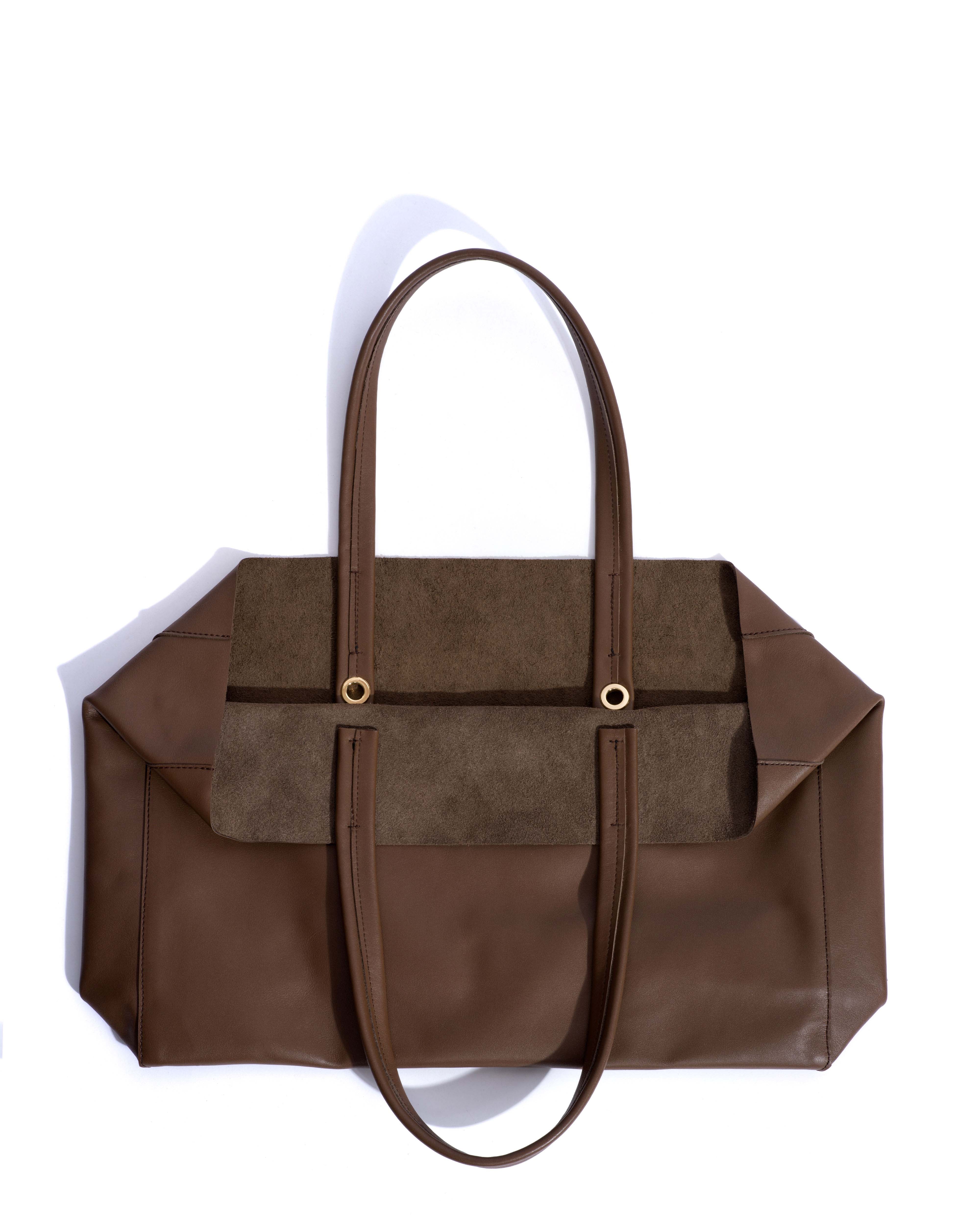 Ruba shopper Soft calf Dark taupe - Image 3