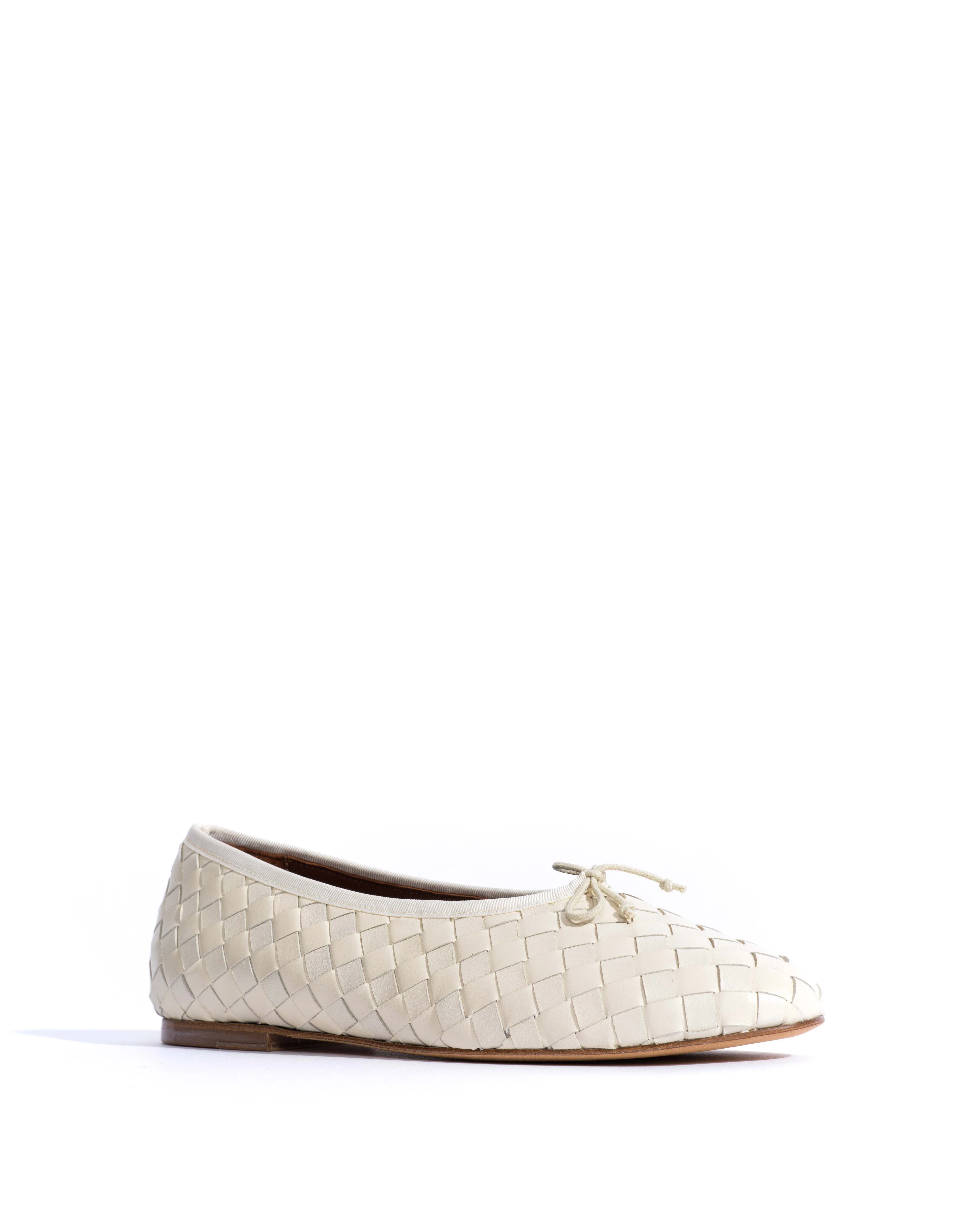 Sacha interlace Shiny lamb White sand - Image 2