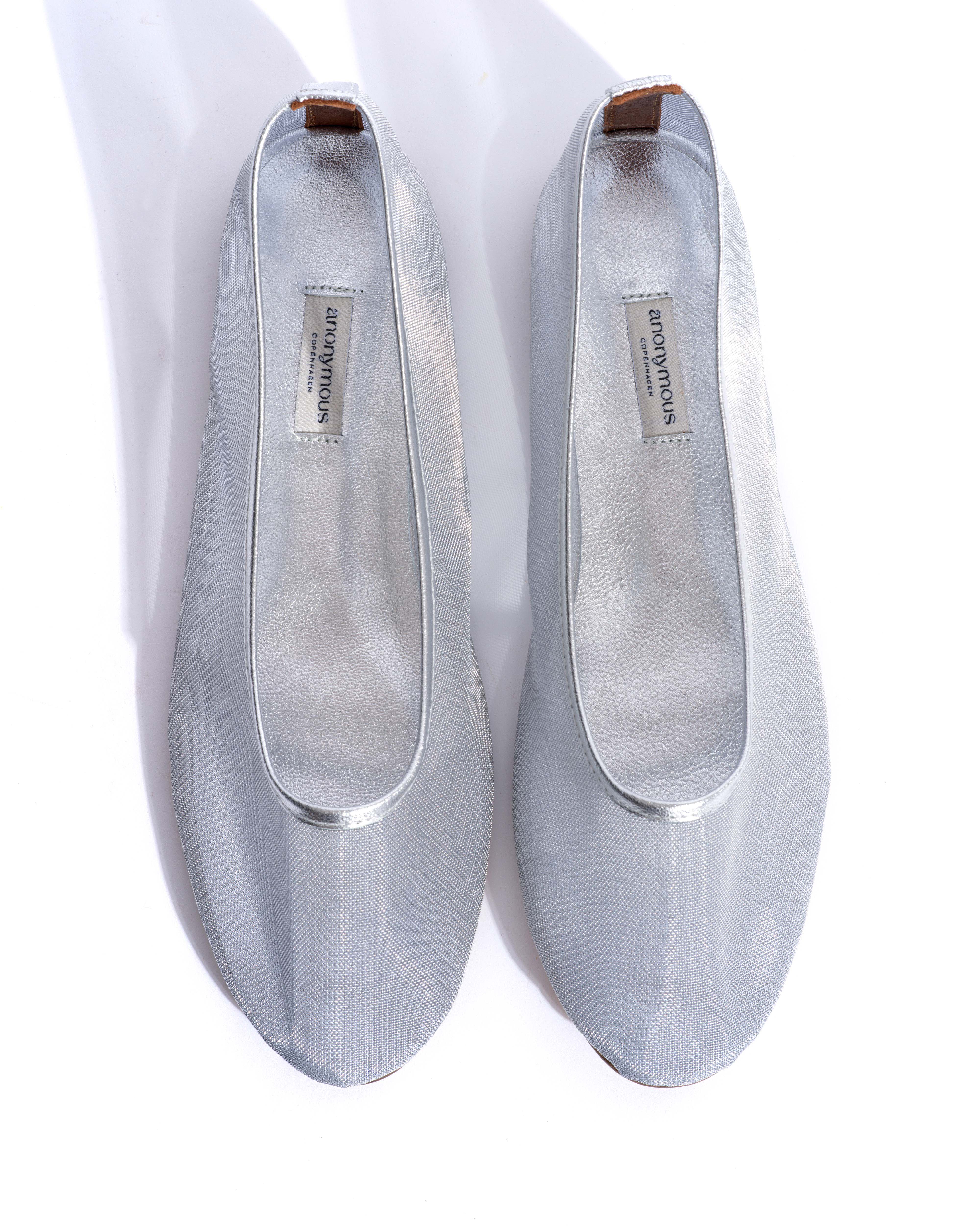 Sacha mesh Metallic goat & mesh Silver - Image 4