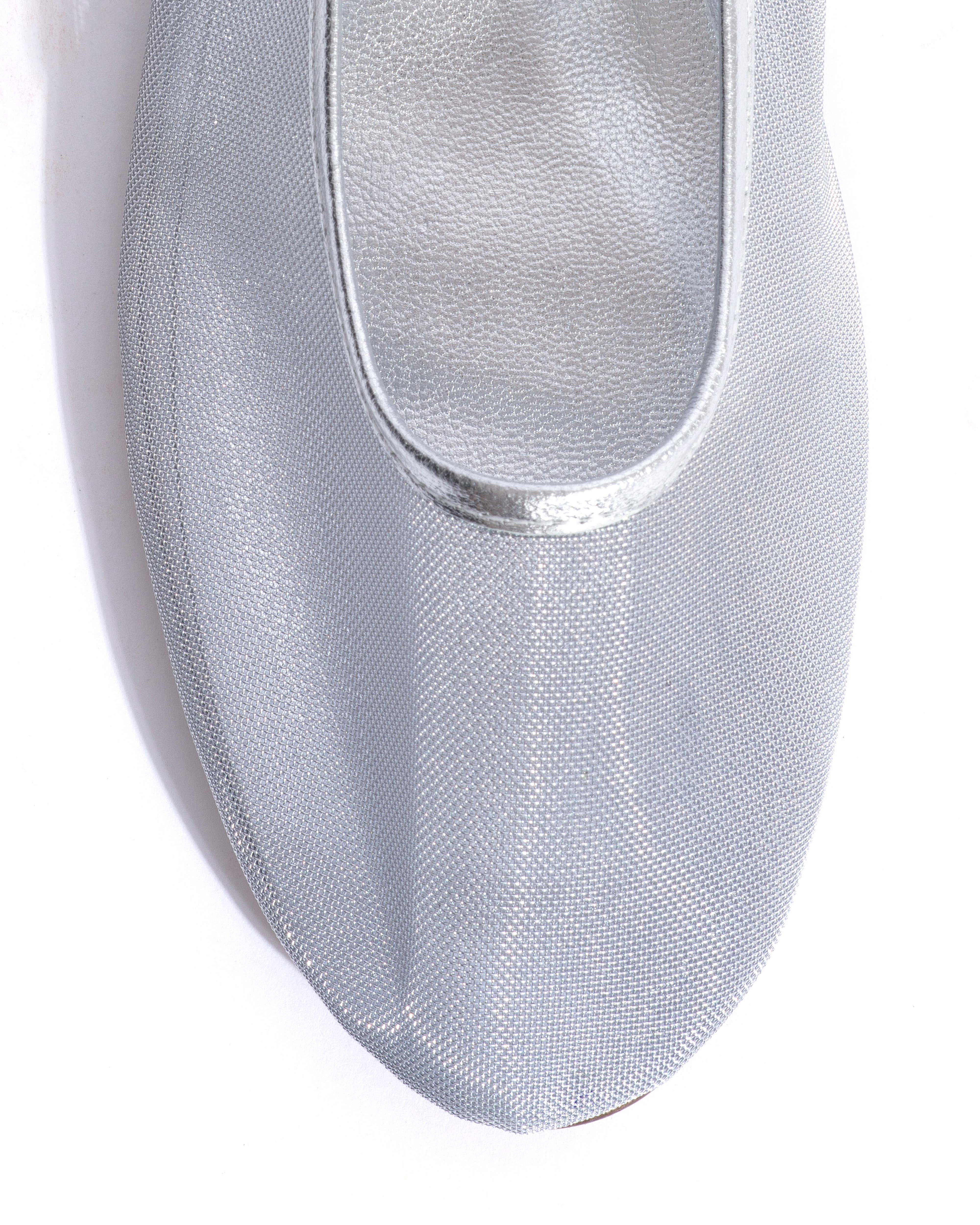 Sacha mesh Metallic goat & mesh Silver - Image 5