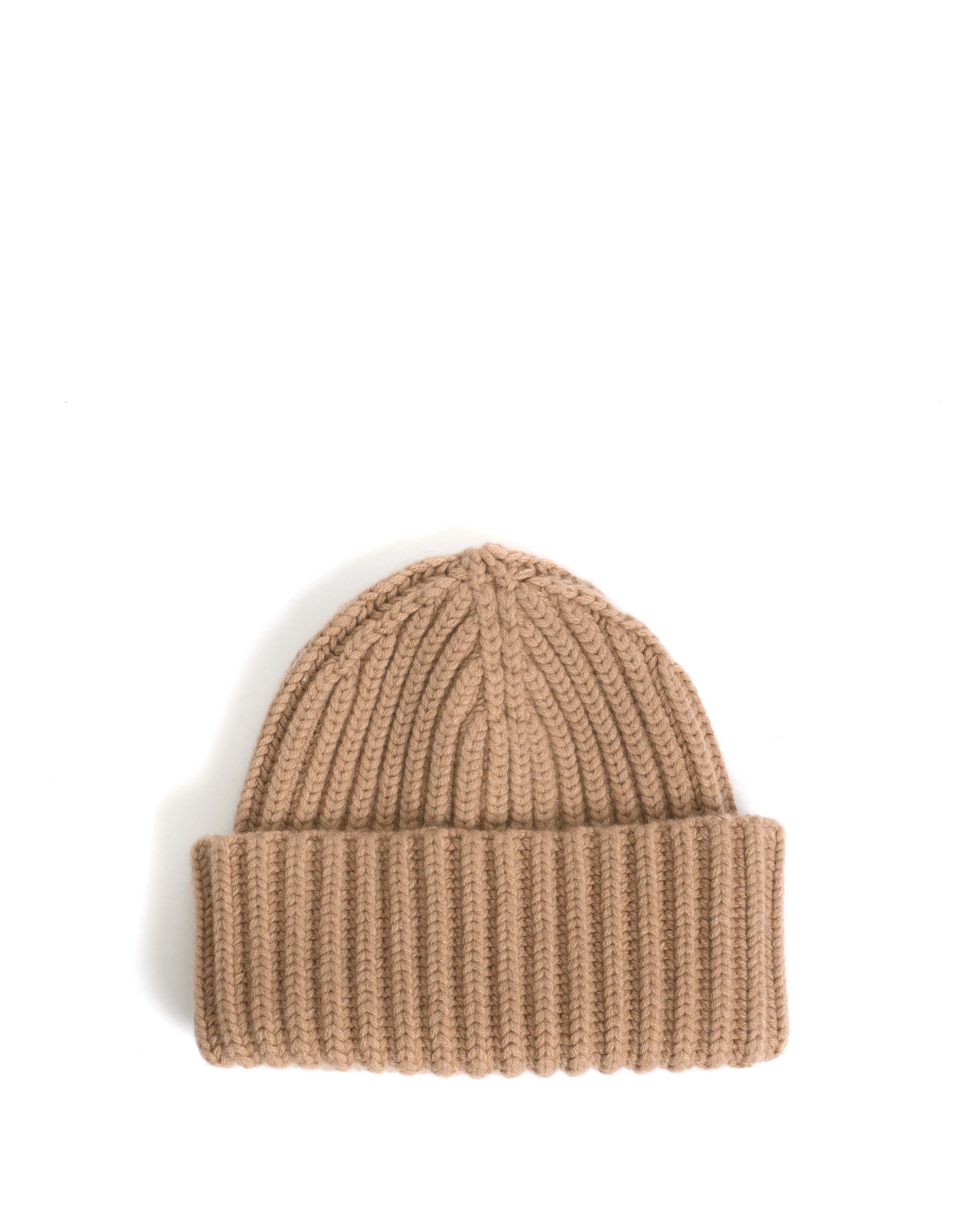 Sandra beanie 100% cashmere Camel - Image 2