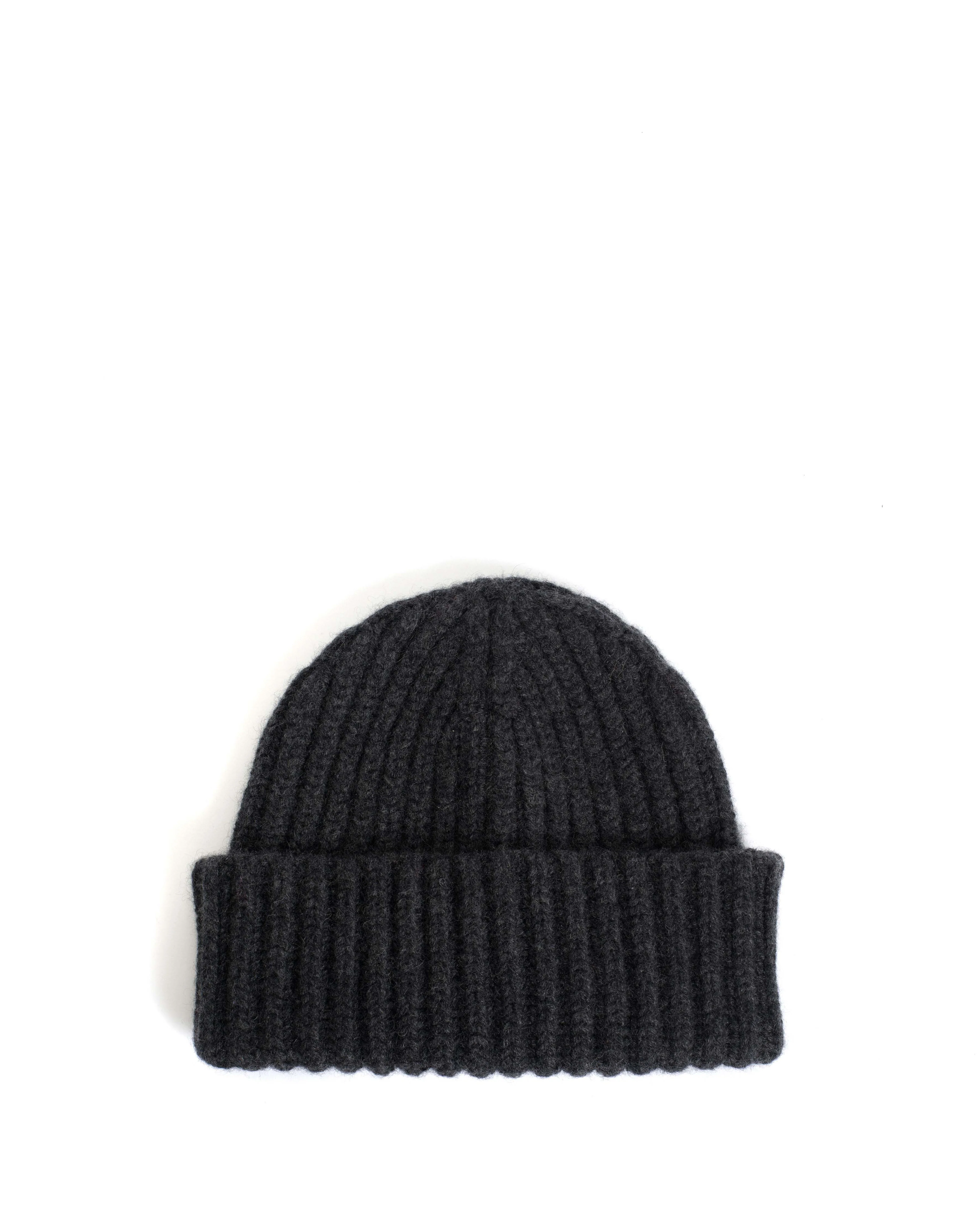 Sandra beanie 100% cashmere Dark grey - Image 2