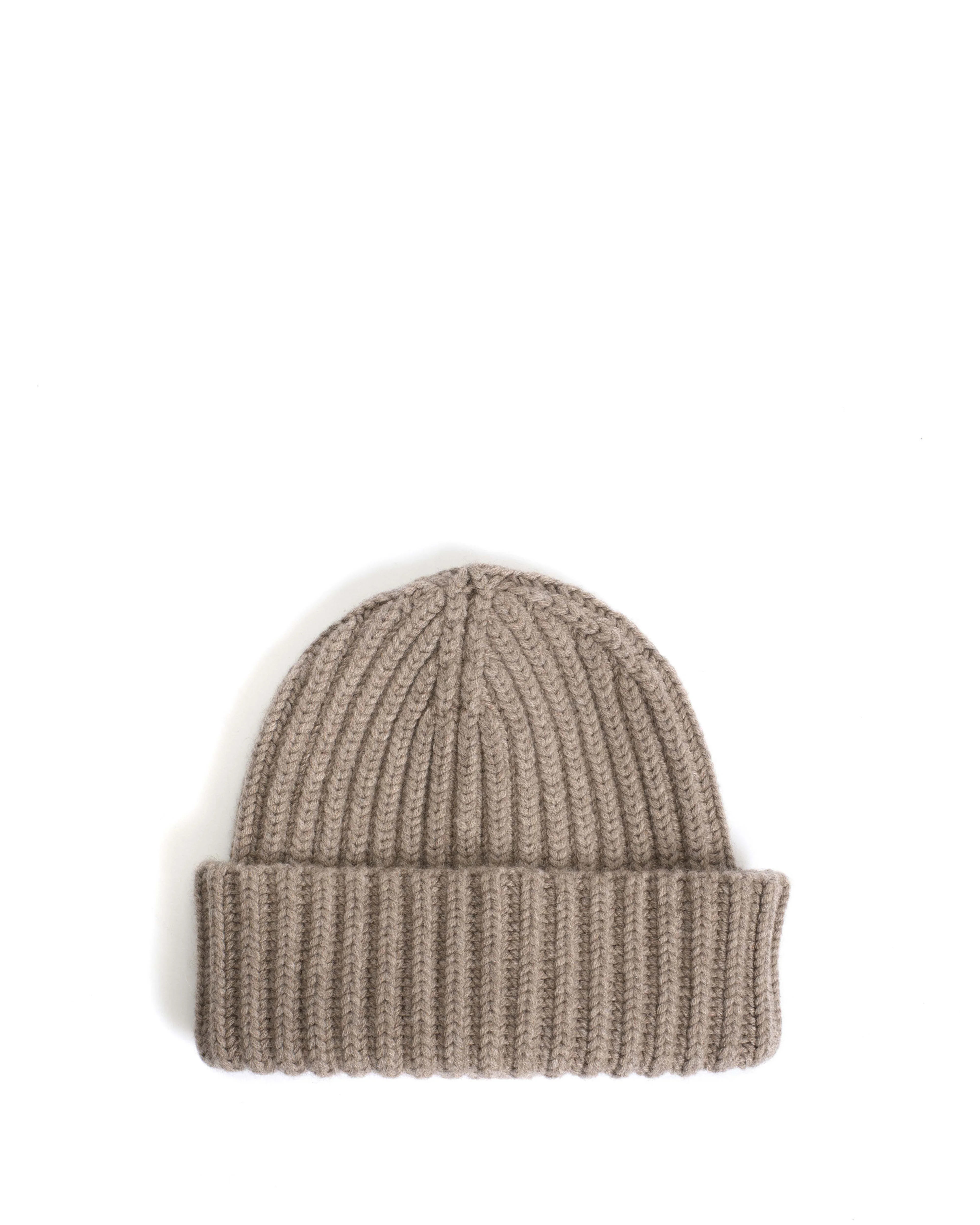 Sandra beanie 100% cashmere Dark taupe - Image 2