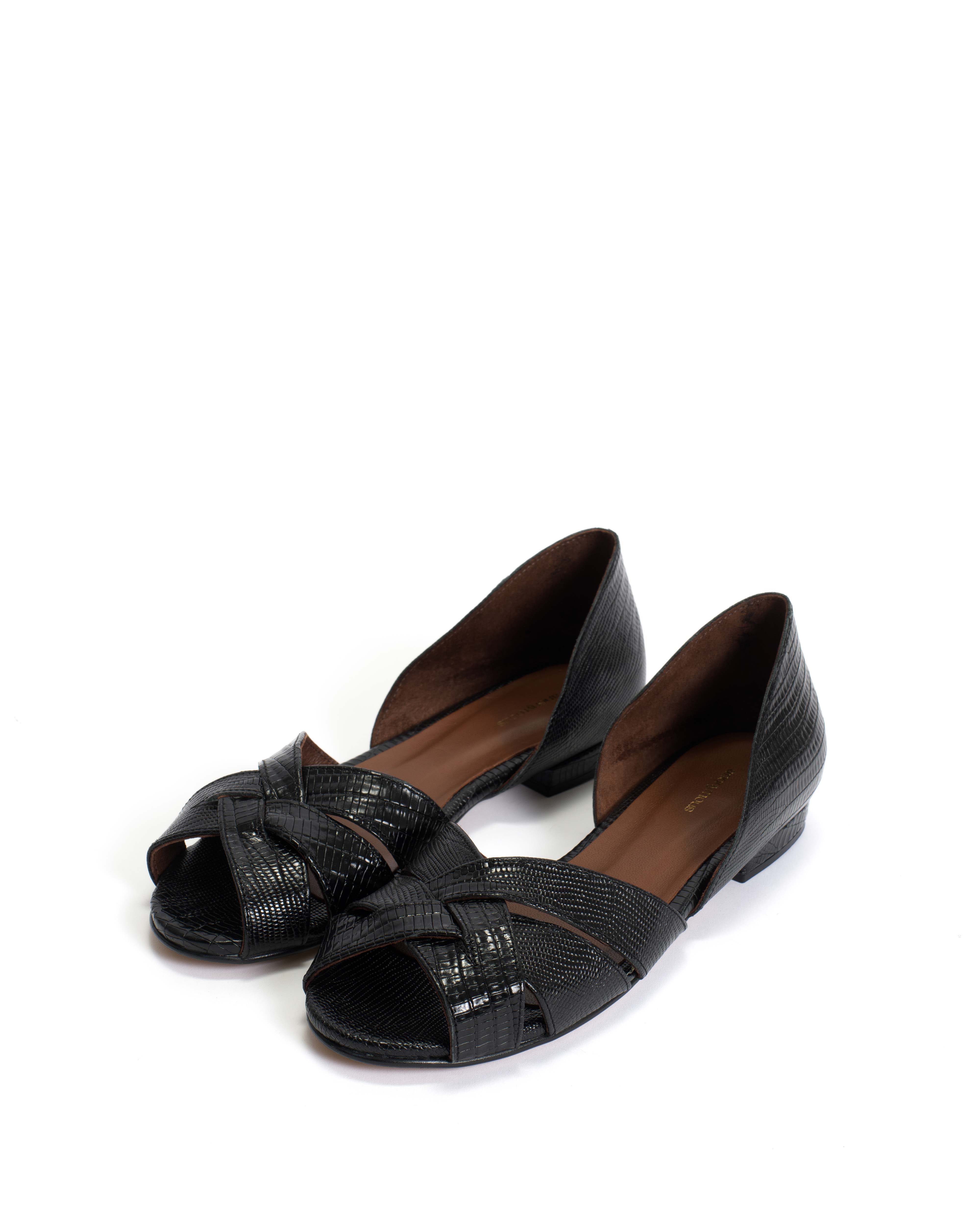 Sanni 20 Calf lizard Black - Image 2