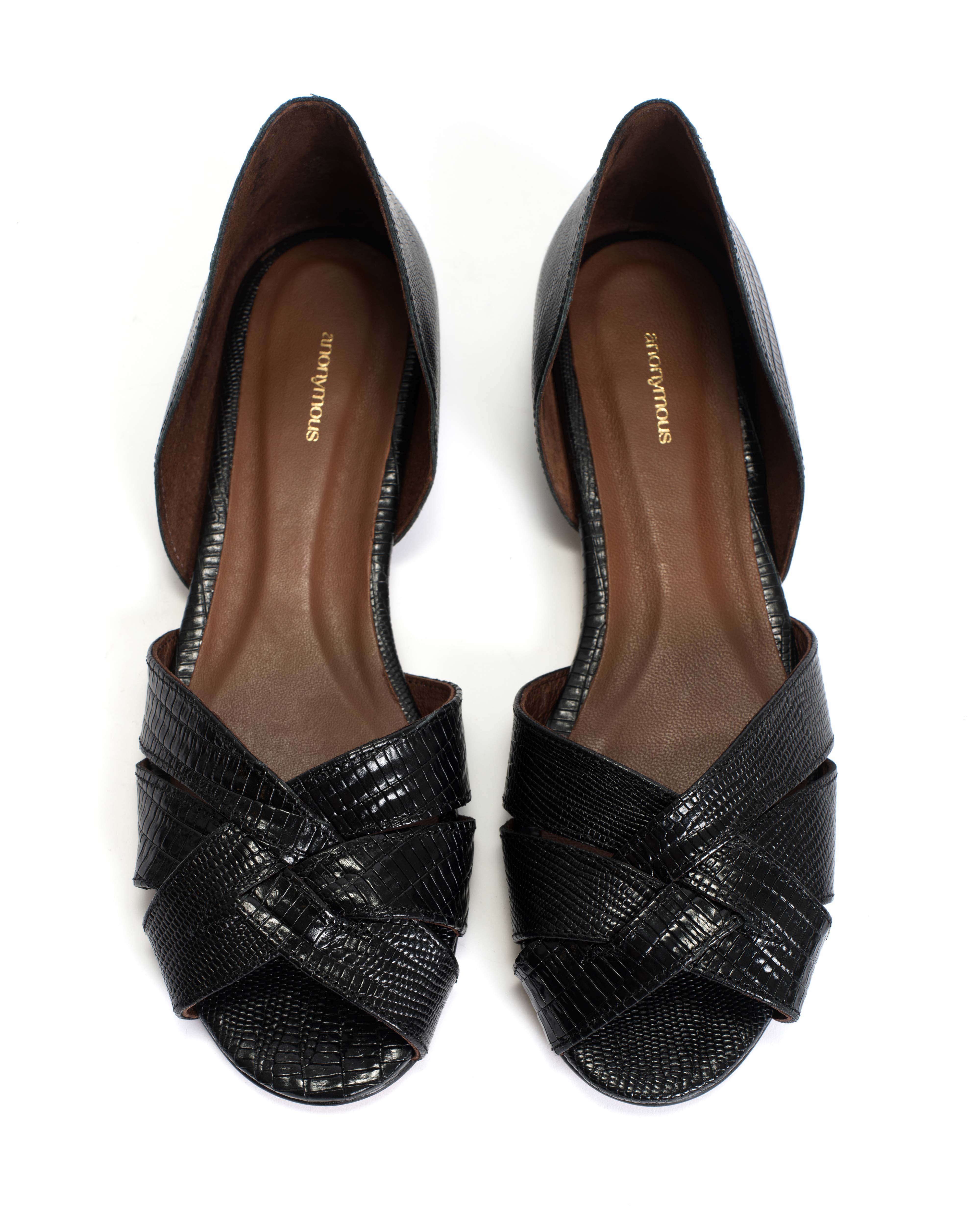 Sanni 20 Calf lizard Black - Image 3