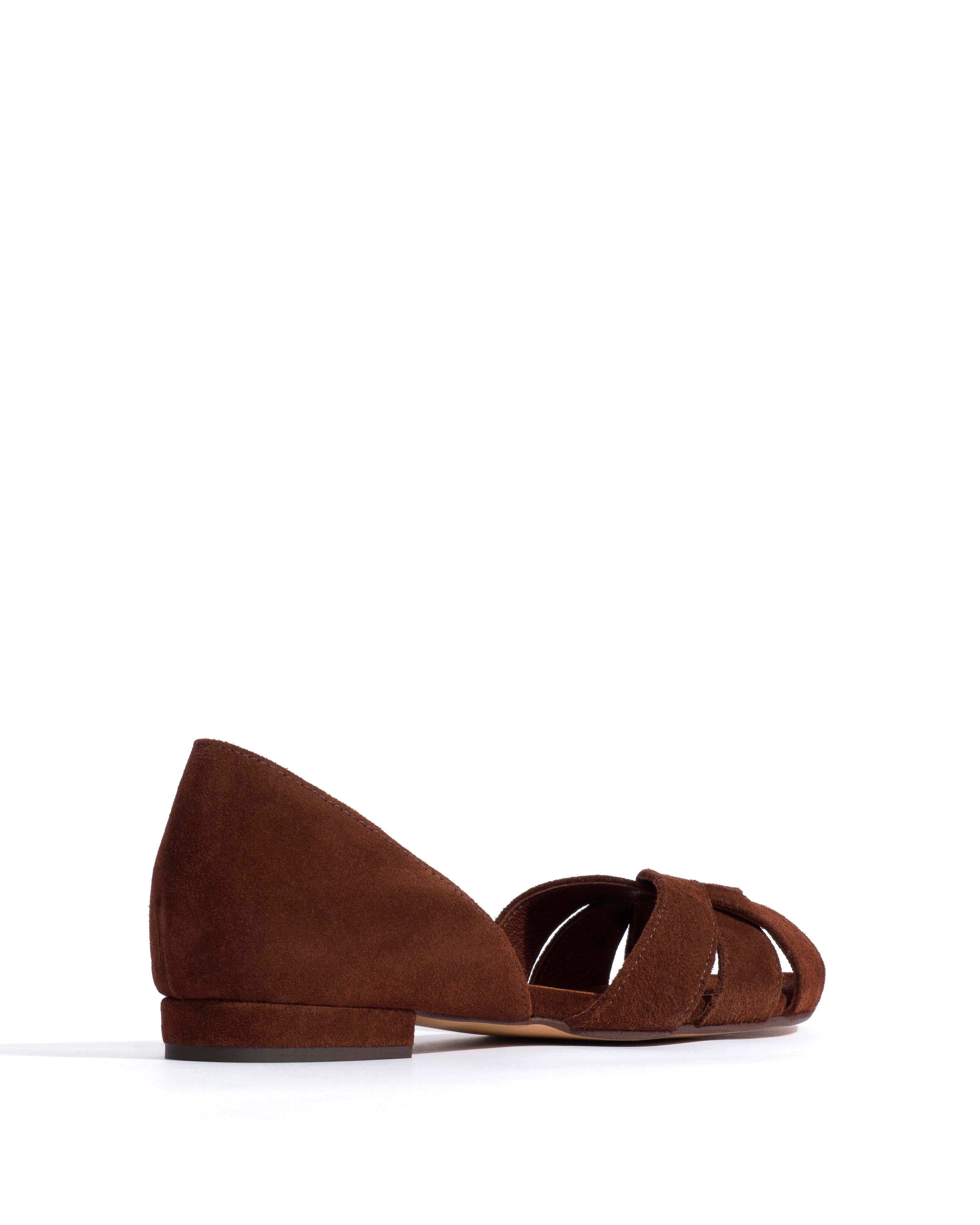 Sanni 20 Calf suede Chocolate - Image 3