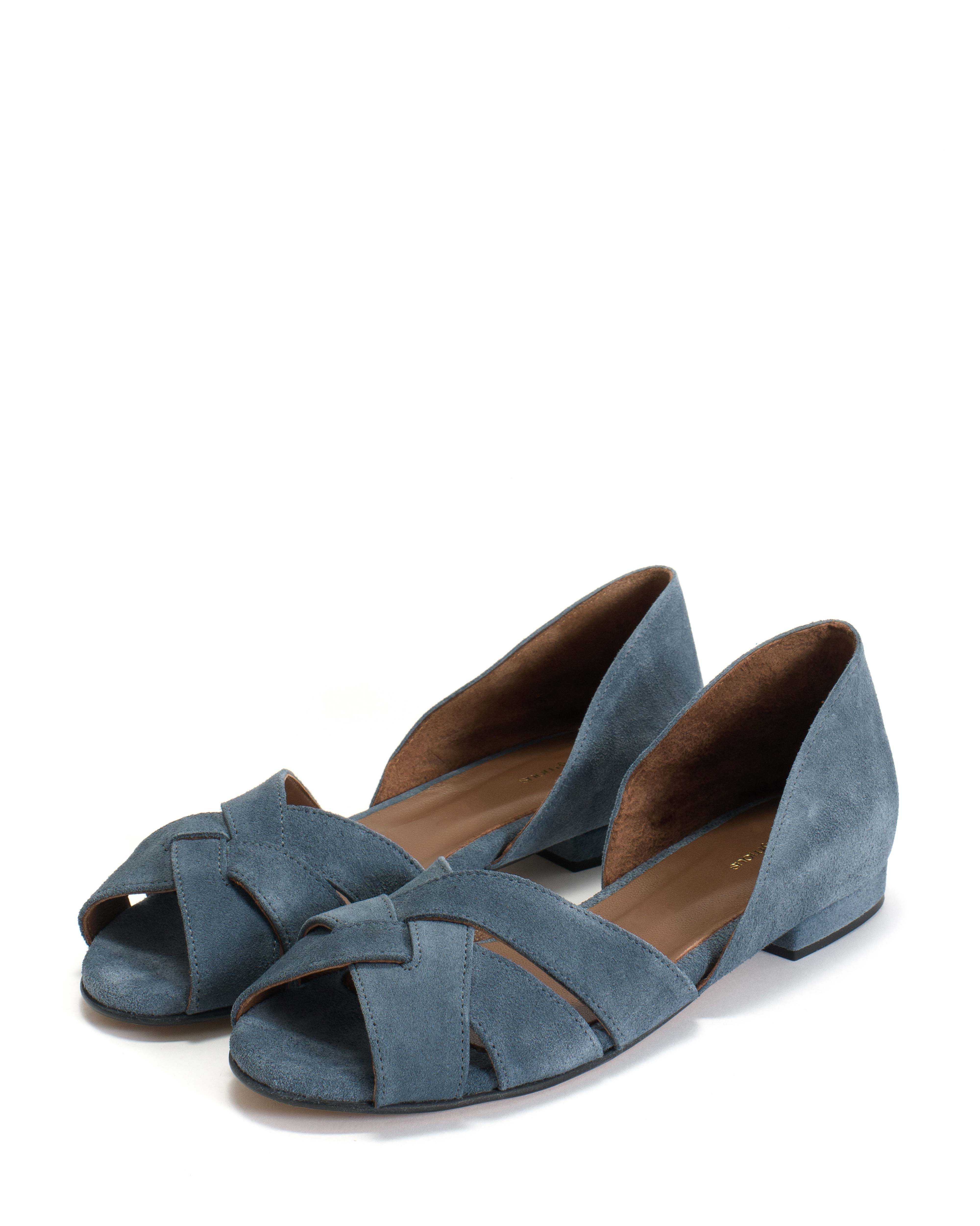 Sanni 20 Calf suede Denim blue - Image 2