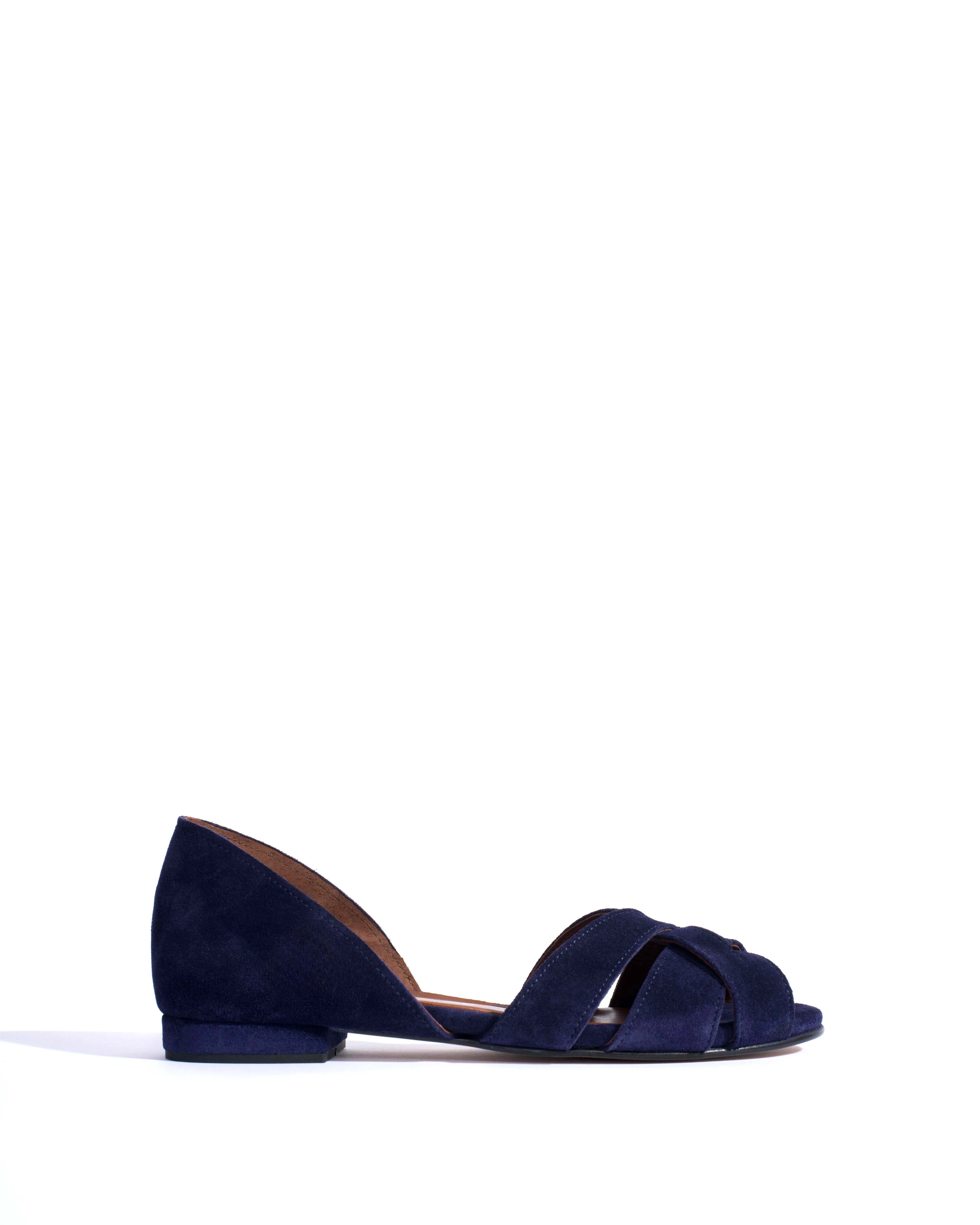 Sanni 20 Calf suede Ink blue