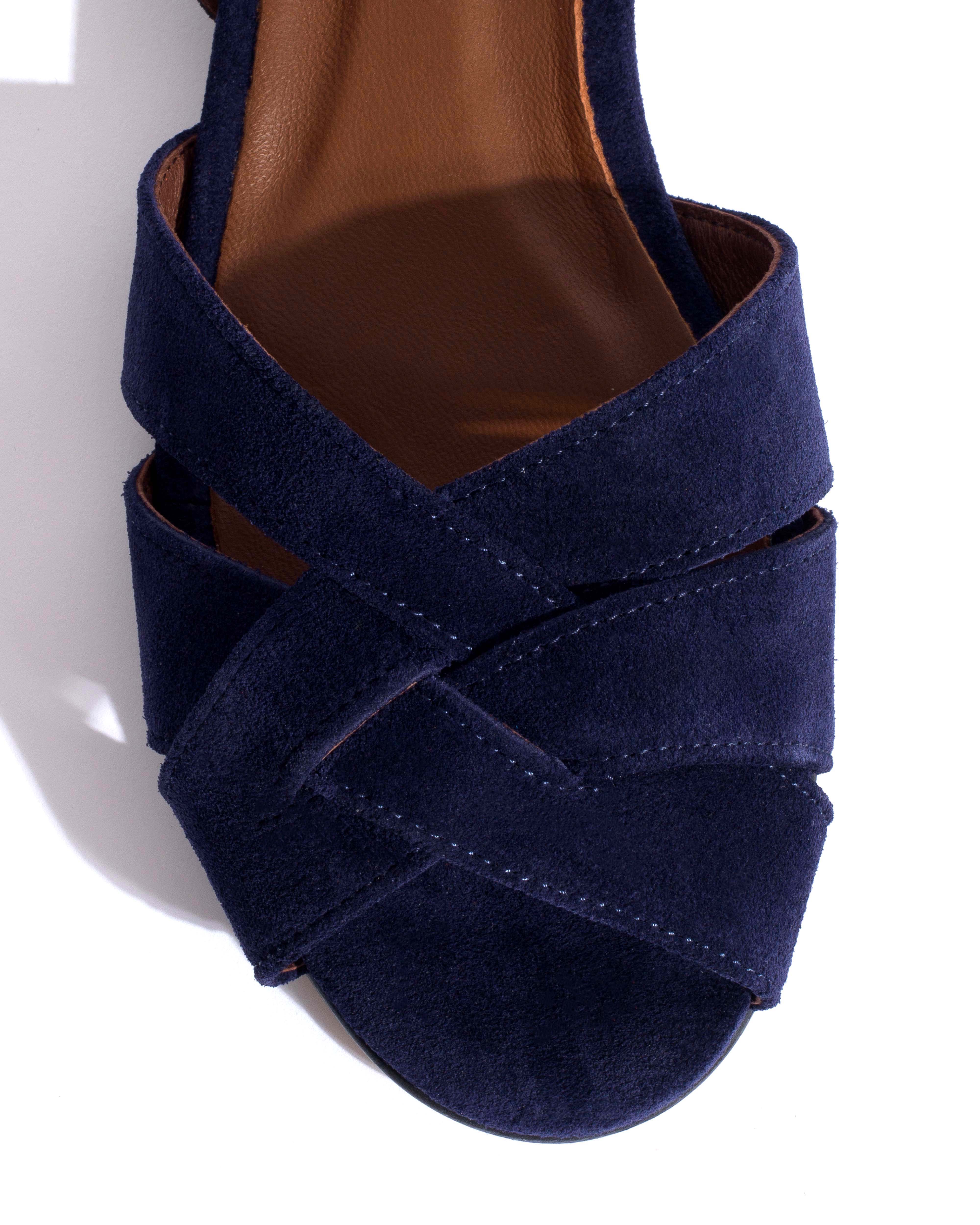 Sanni 20 Calf suede Ink blue - Image 5