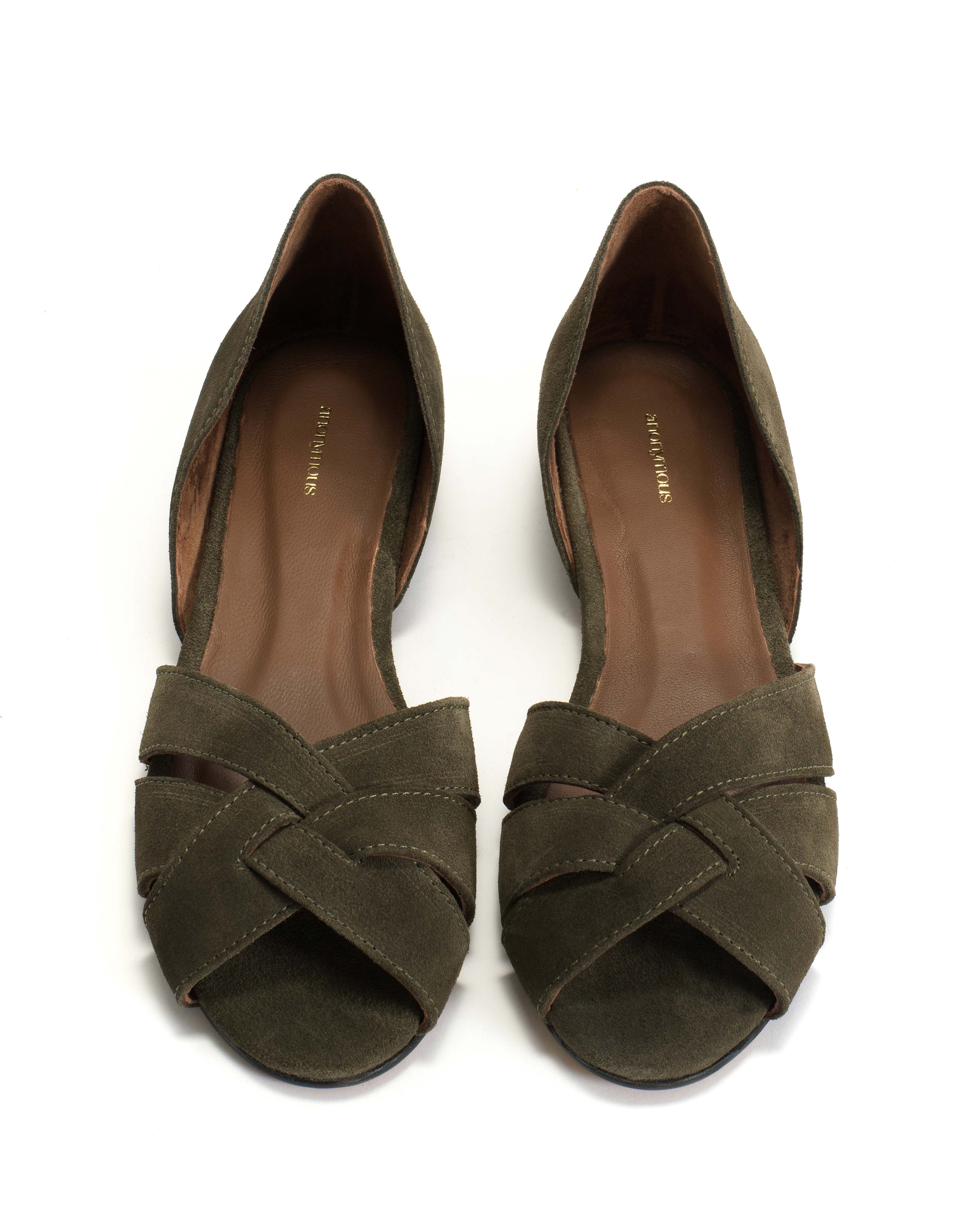 Sanni 20 Calf suede Moss green - Image 3